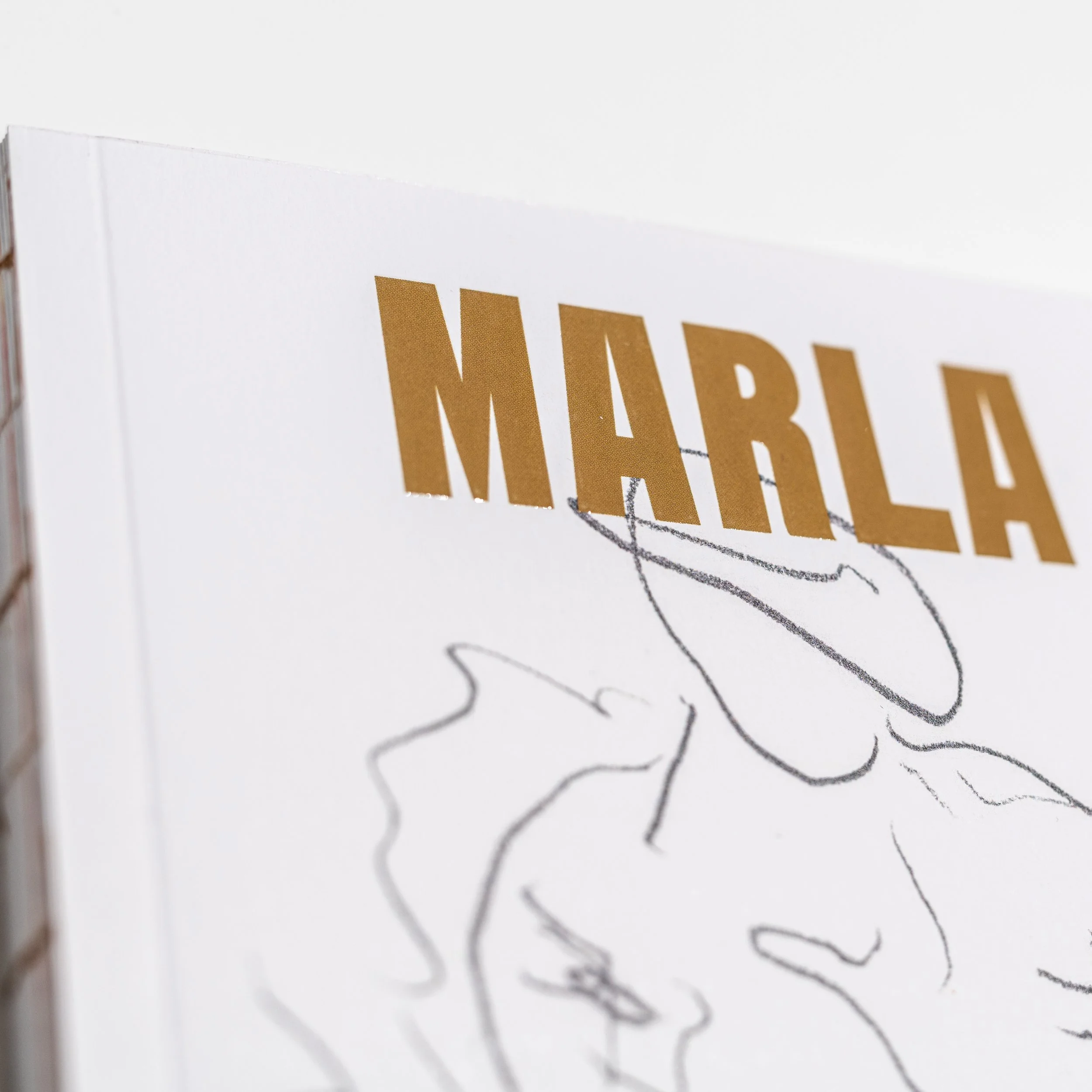 Marla Bloch Ausstellungskatalog - partieller UV-Lack 2
