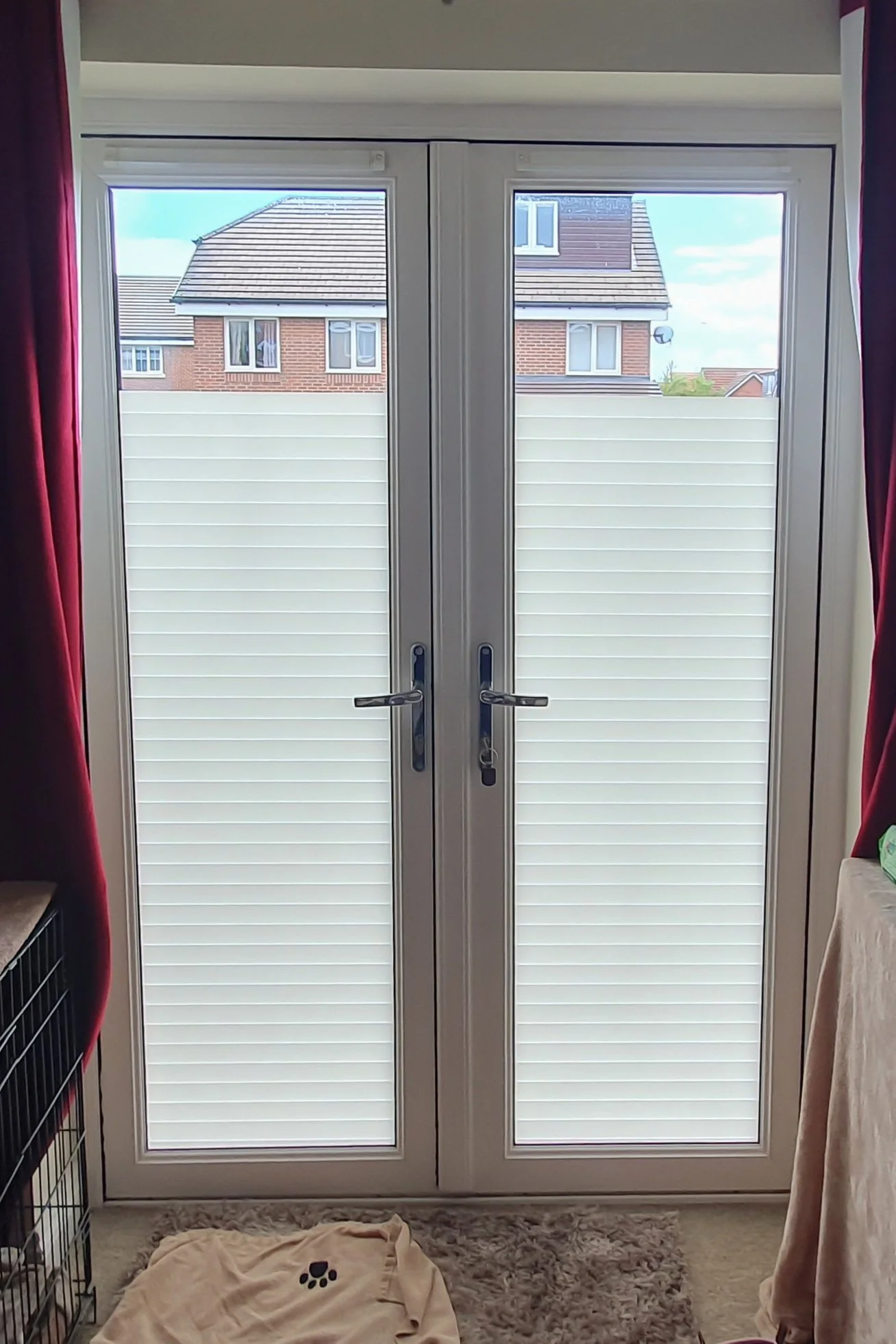 venetian frosted window film