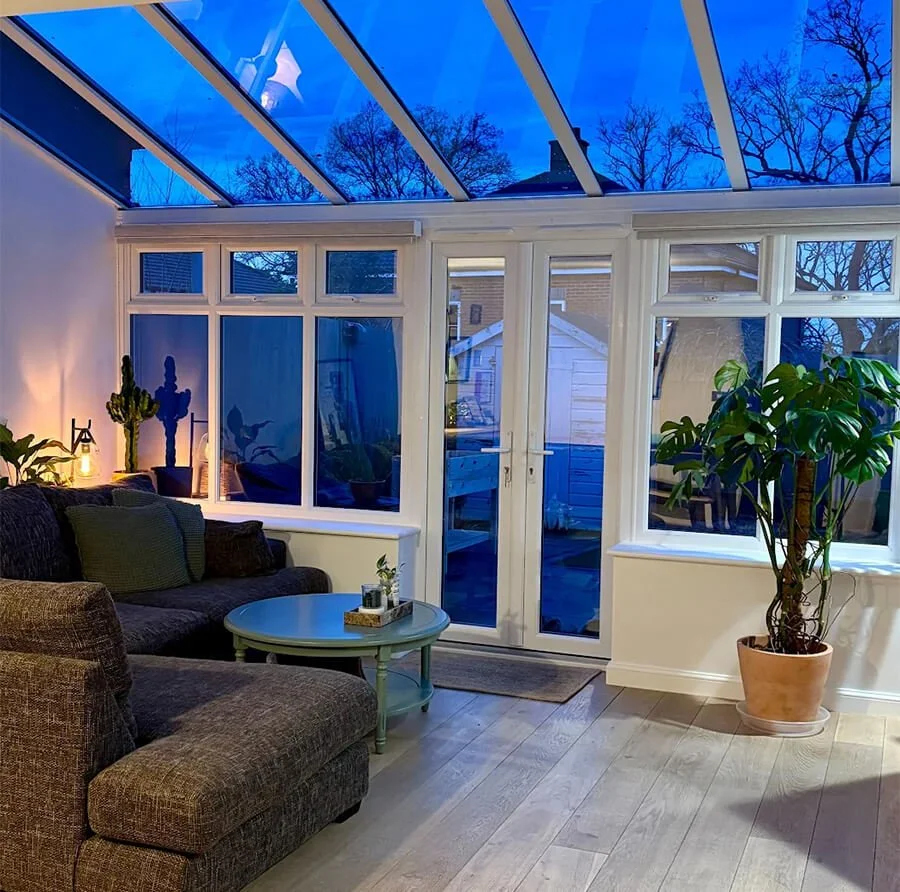 conservatory with window film in fleet hampshire
