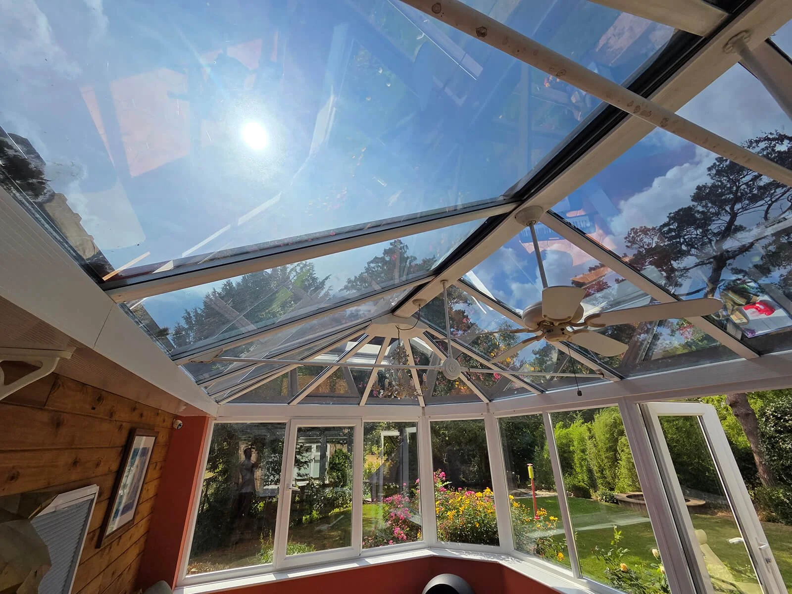 conservatory window film installation