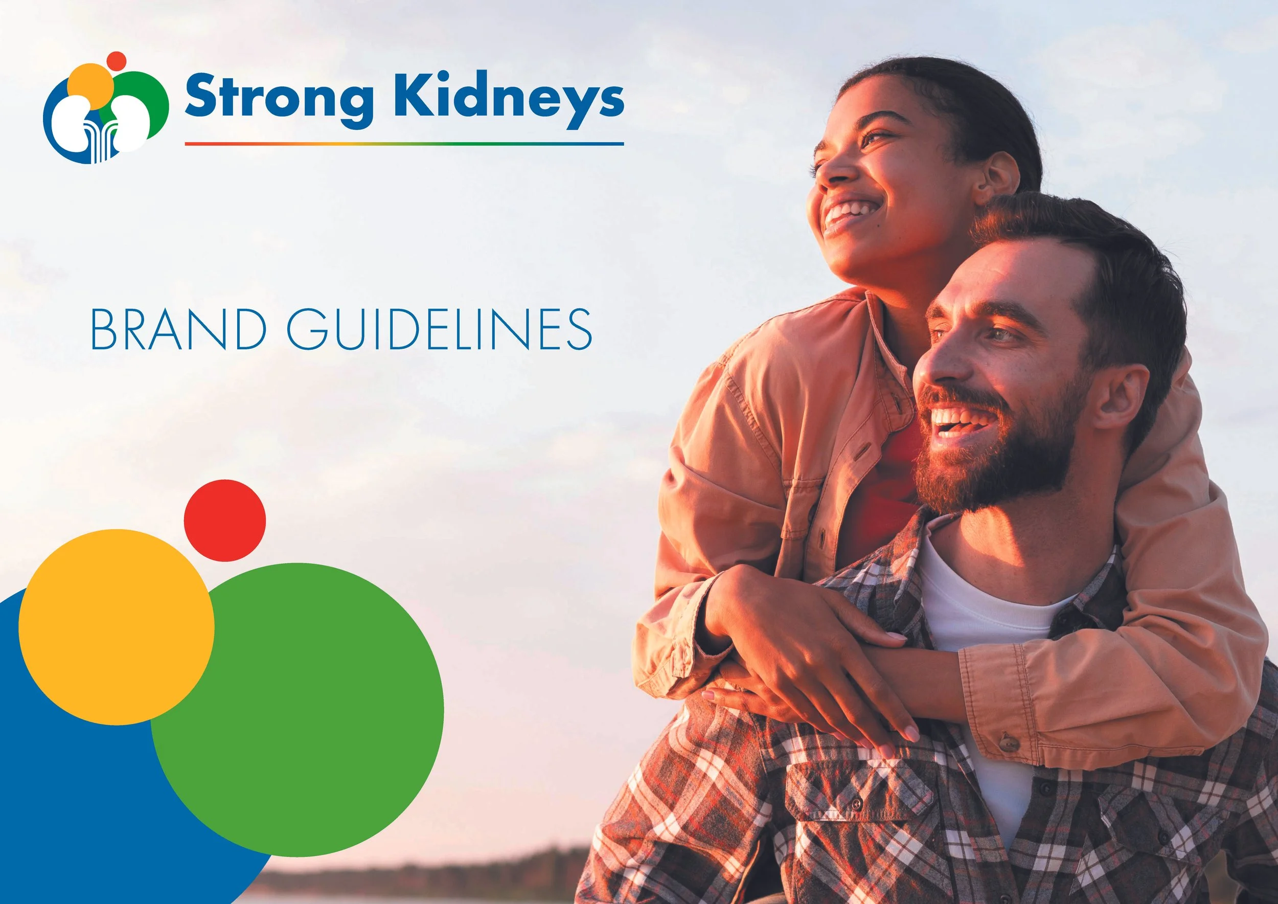 Happy couple promoting Strong Kidneys campaign