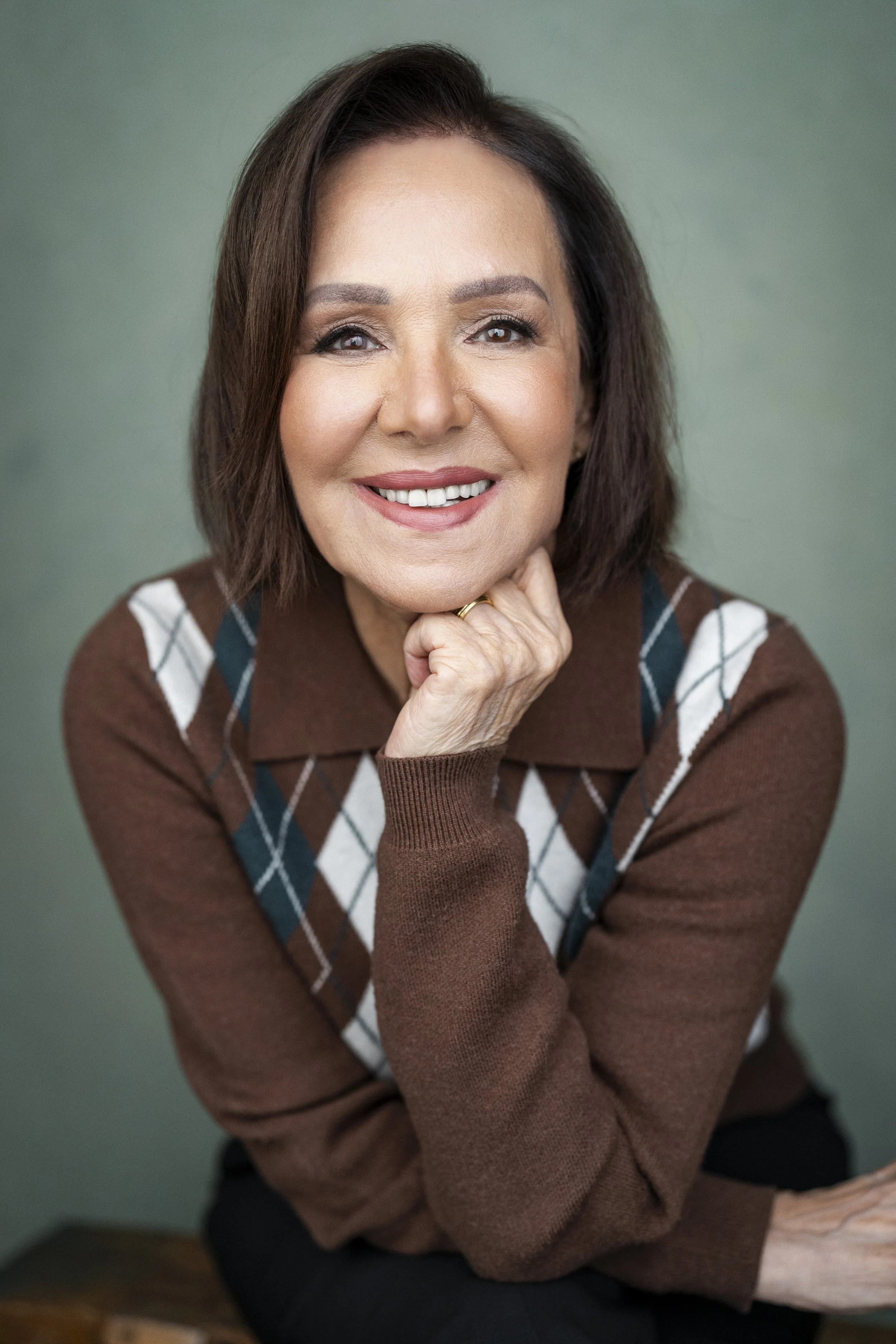 Photo of Arlene Phillips smiling into the camera