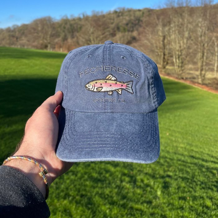 Rainbow Trout - Navy by Pécheresse Sporting Co.
