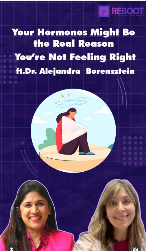 Reboot Podcast, Your Hormones Might be the Real Reason You're Not Feeling Right, ft. Dr. Alejandra Borensztein
