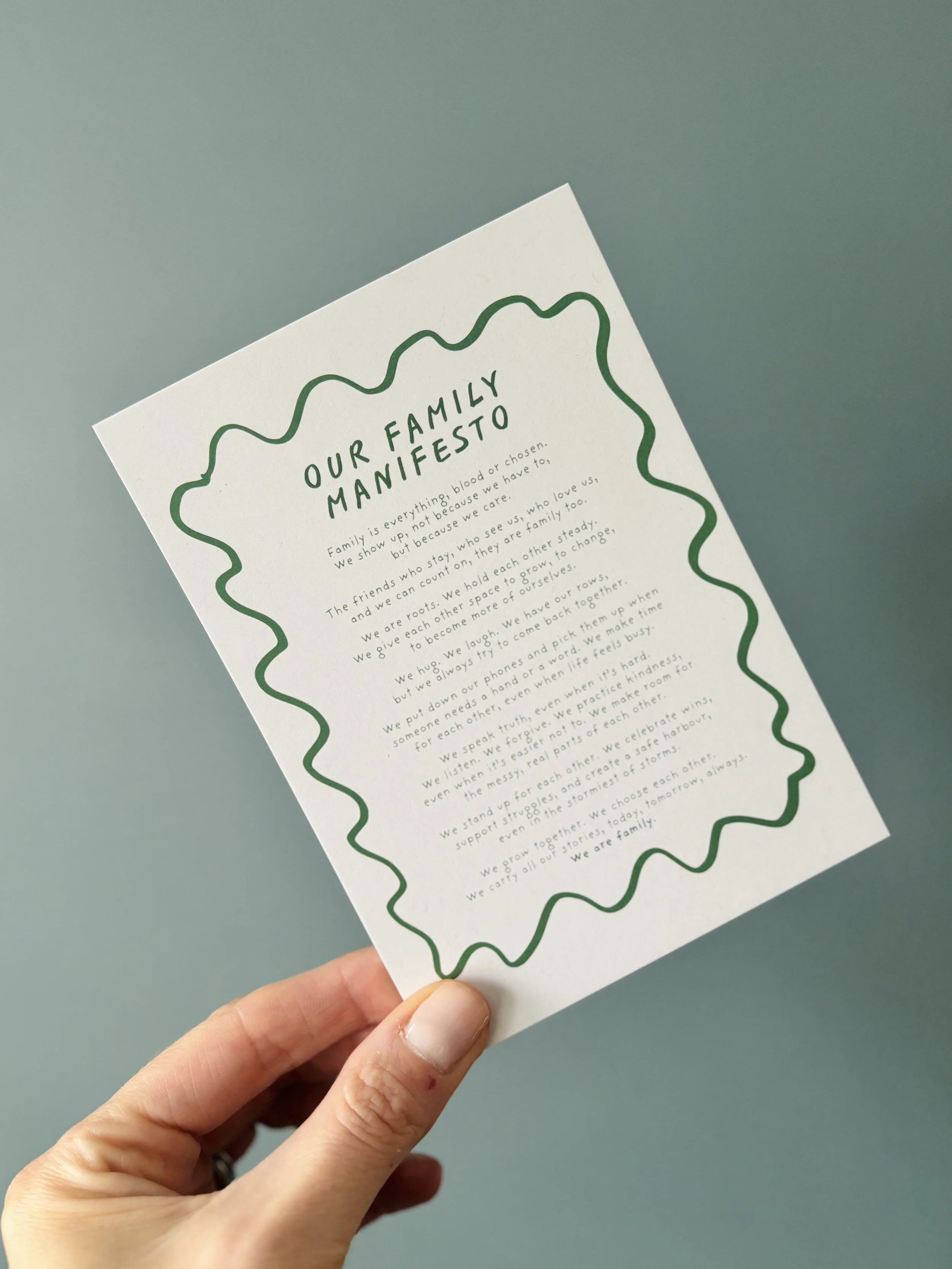 family manifesto postcard blue wall.jpg