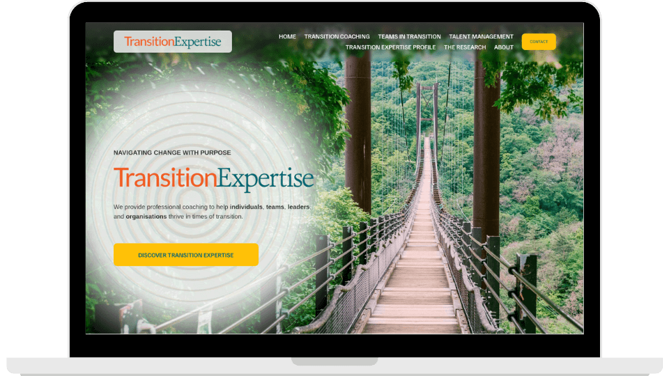 Transition Expertise Website on a Mac