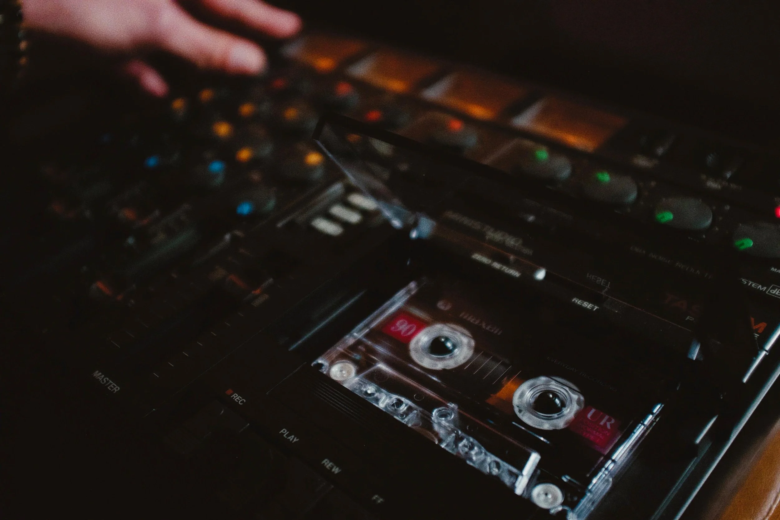 Tape, cassette, tascam