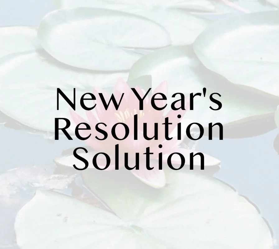 New Year's Resolution Solution - 4 Week Program