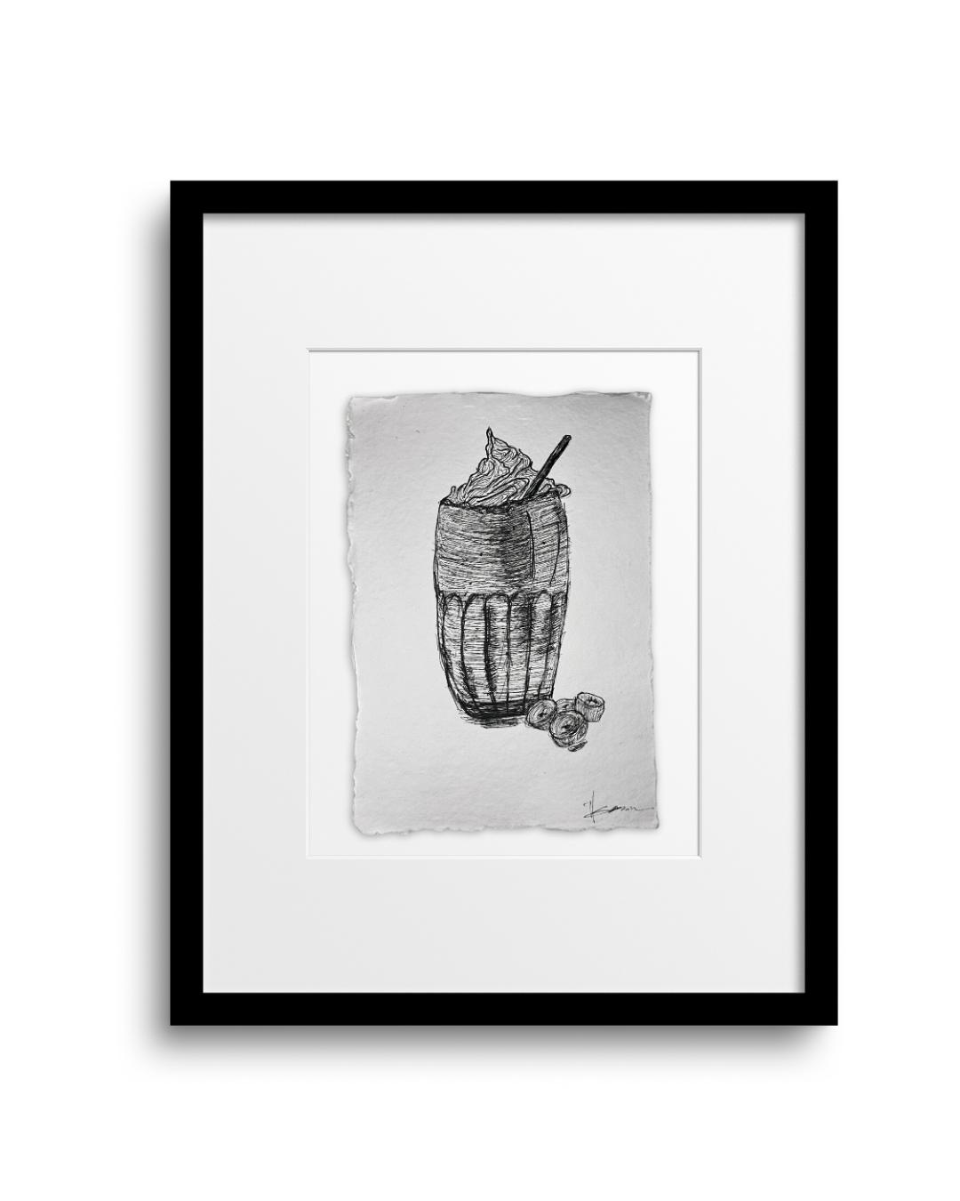 Dessin « Milkshake à la vanille »