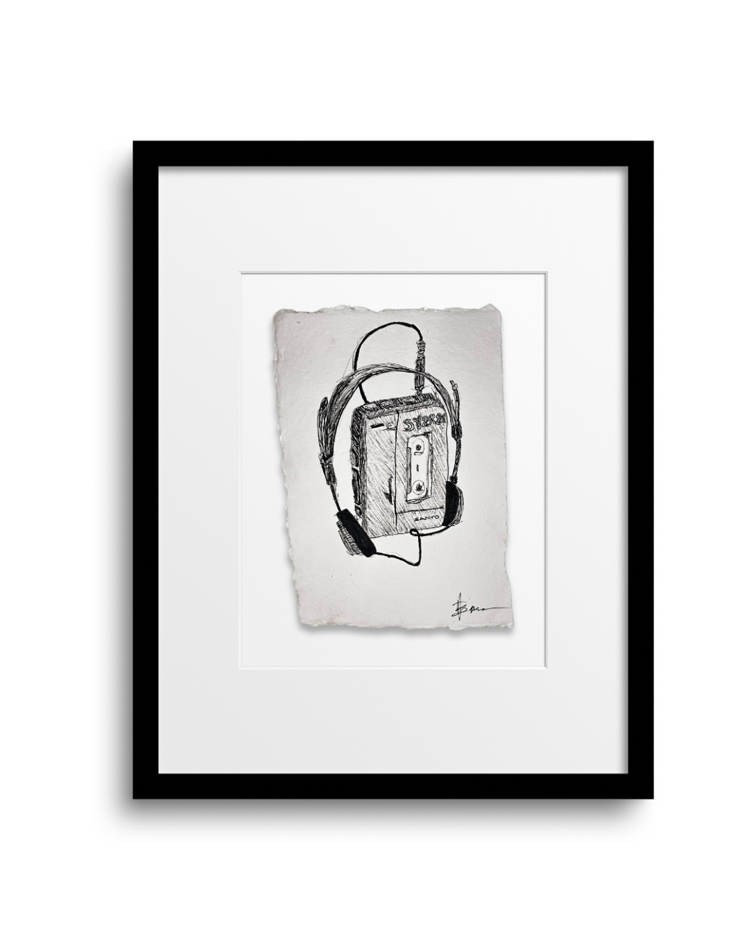 Dessin « L'audio cassette »