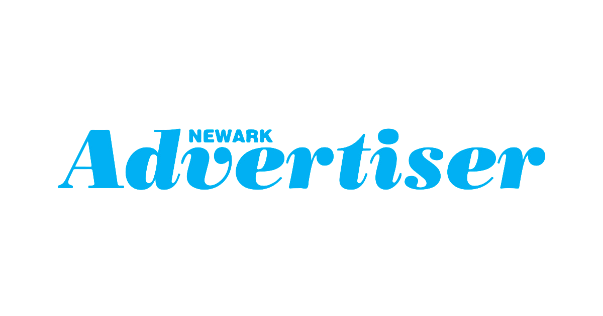 Logo of Newark Advertiser in blue text on a white background.
