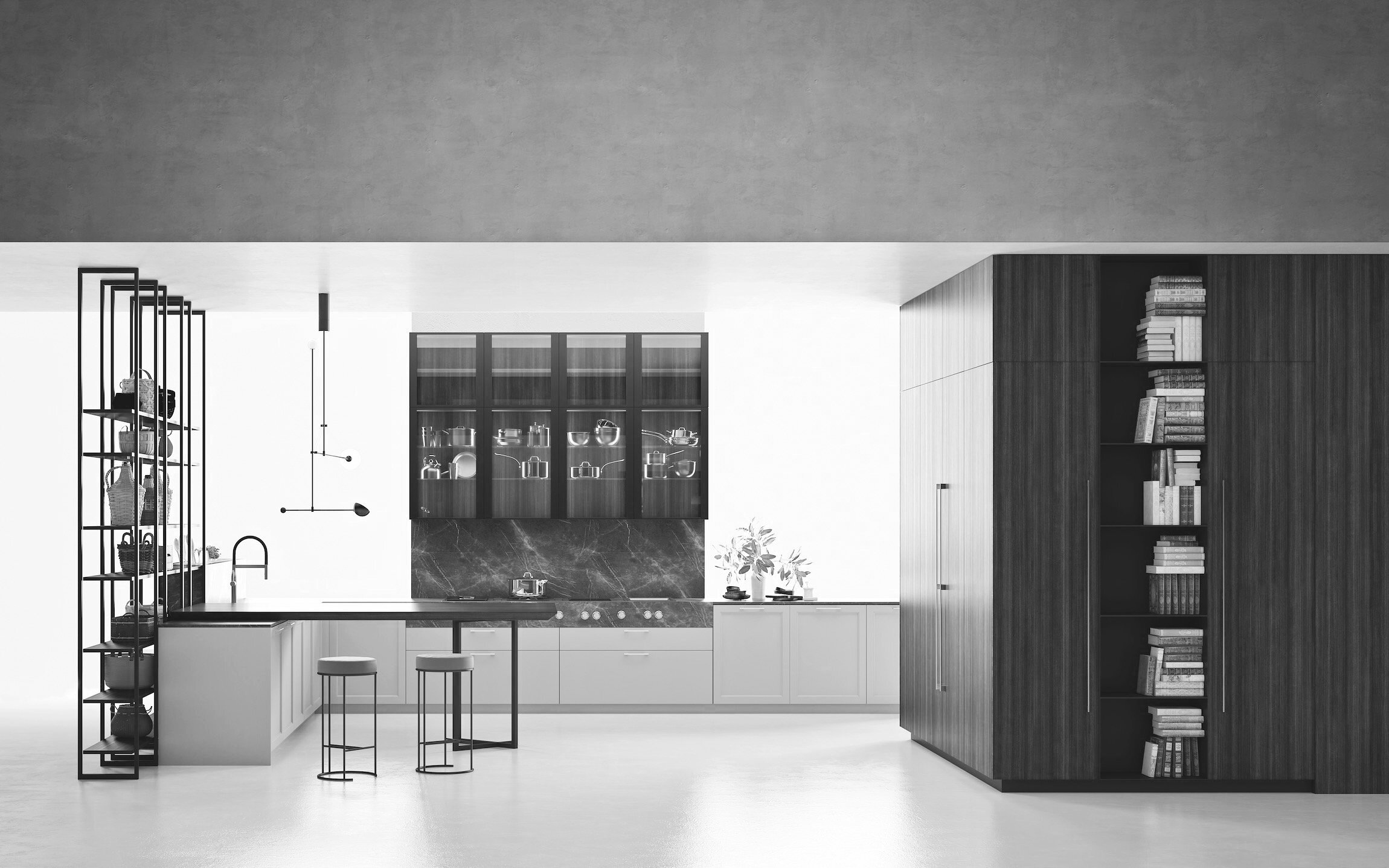 Transitional - Italian kitchen design