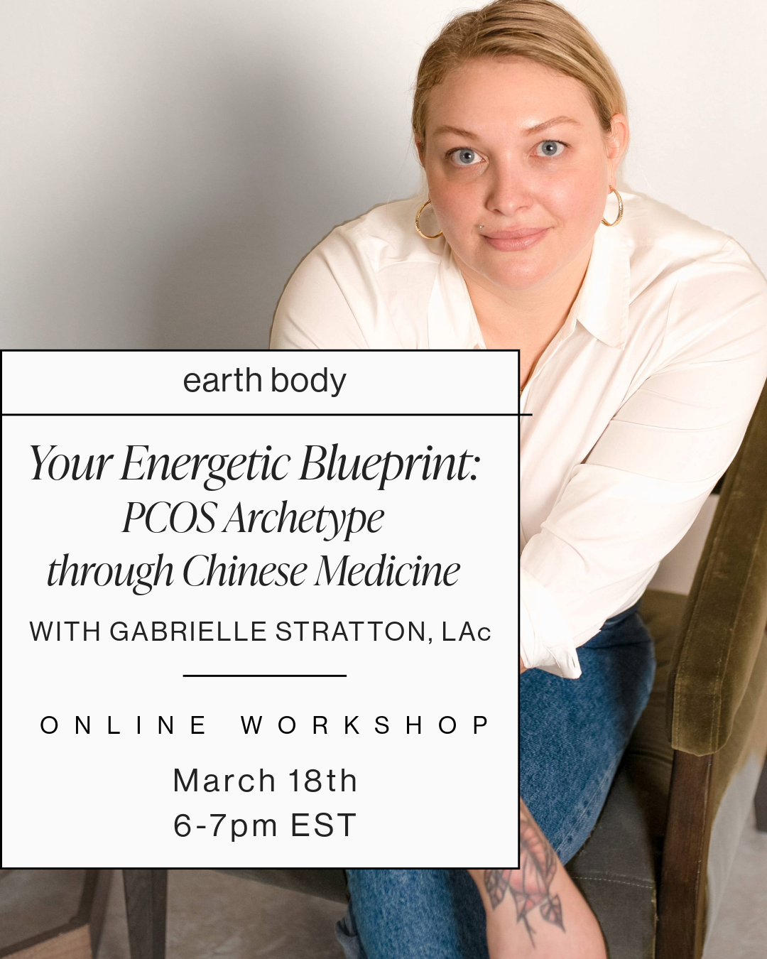 Your Energetic Blueprint: PCOS archetype through Chinese Medicine with Gabrielle Stratton