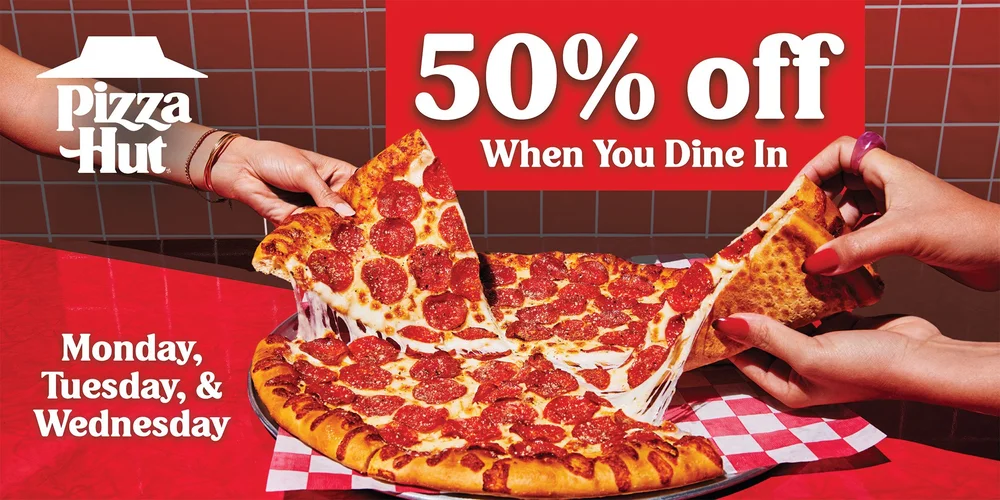 50off — Michigan Pizza Hut