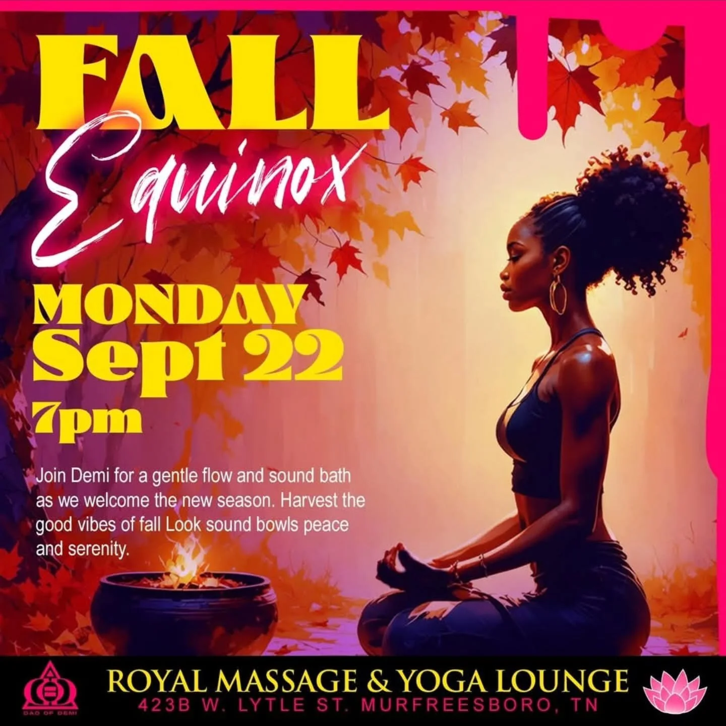 Self-care awareness month- start fall off with some good vibes 
https://www.royalmassageandyoga.com