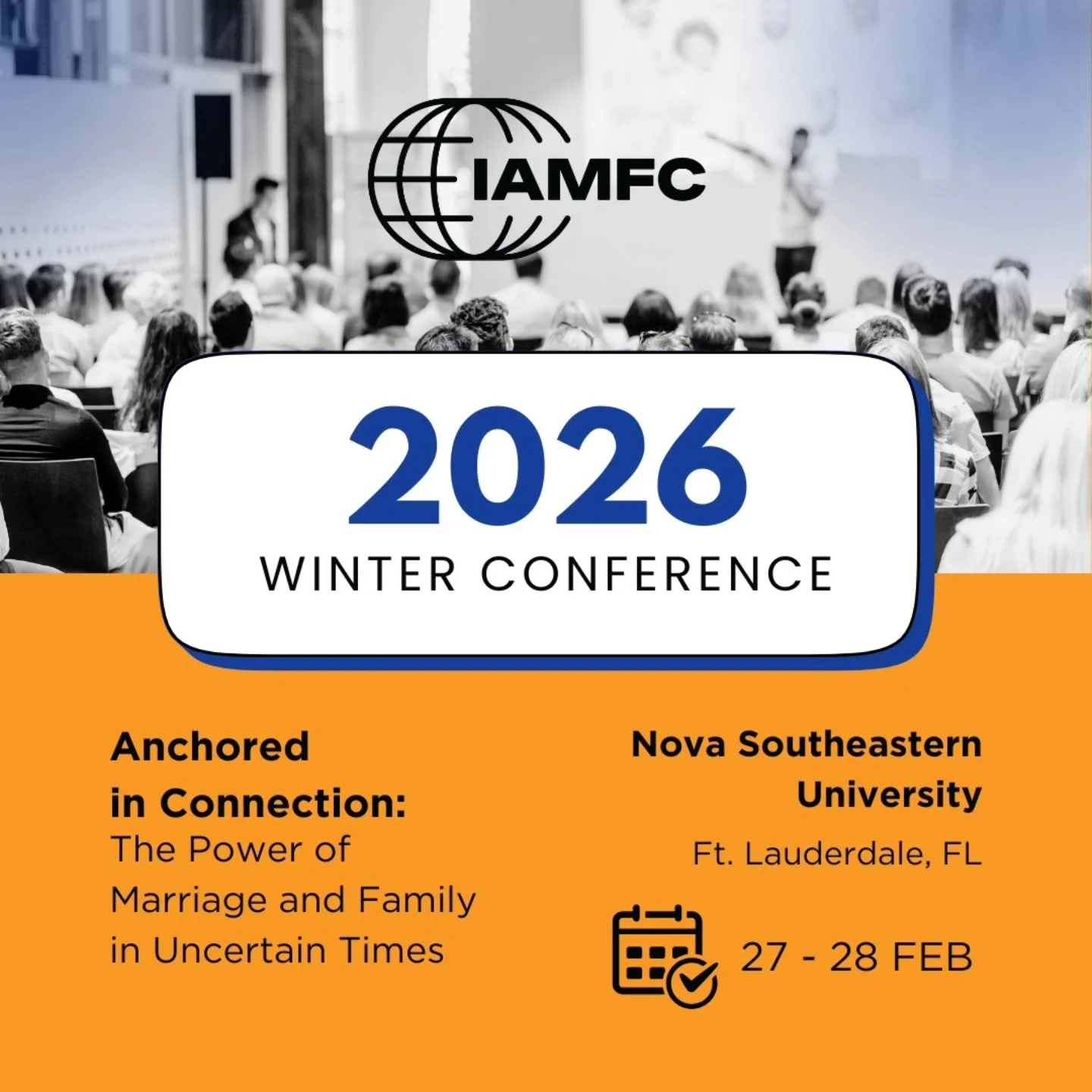 Don't miss out on a great conference experience!
Registration is still open 

https://www.iamfconline.org/public/IAMFC-Upcoming-Events.cfm