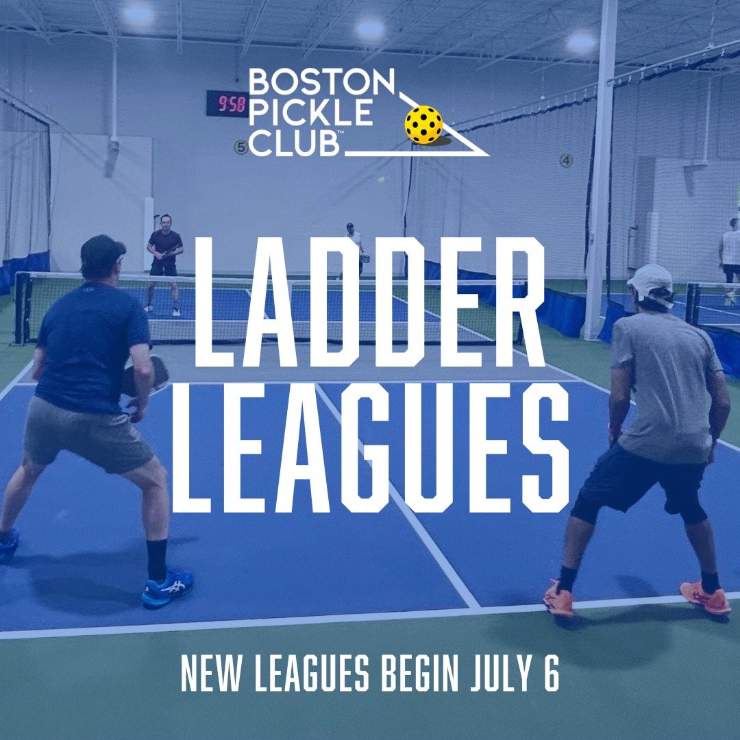 Ladder Leagues are coming to BPC this summer! In a ladder league, players will compete against those closest to them in the standings. As you win you move up the ladder, and if you lose you move down. The 8-week session does not restrict you to a set