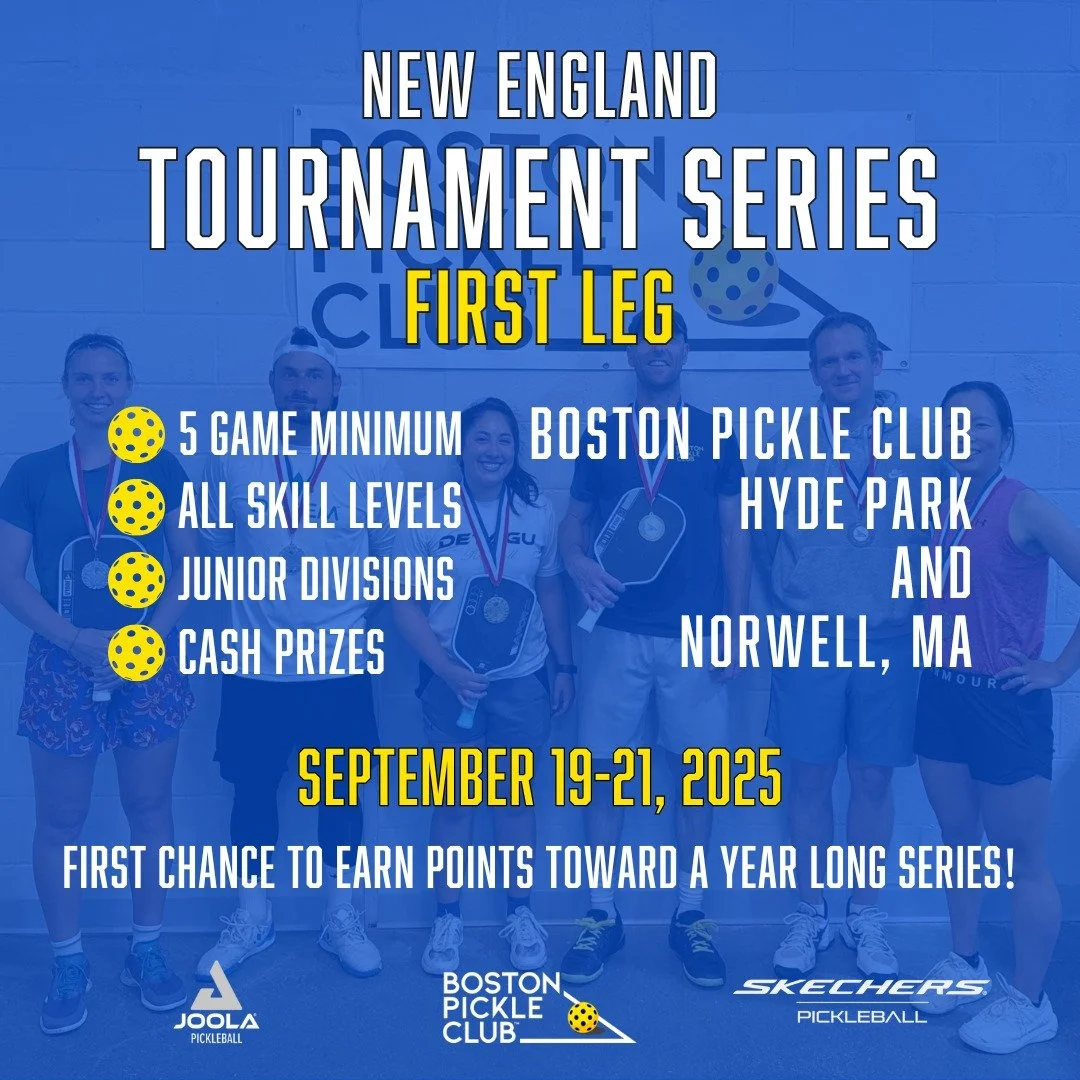 The New England Tournament Series is here! The series comprises six major tournaments held at BPC throughout the next 12 months. Each leg of the series will have options for all levels of players, including junior divisions available for those 16 and