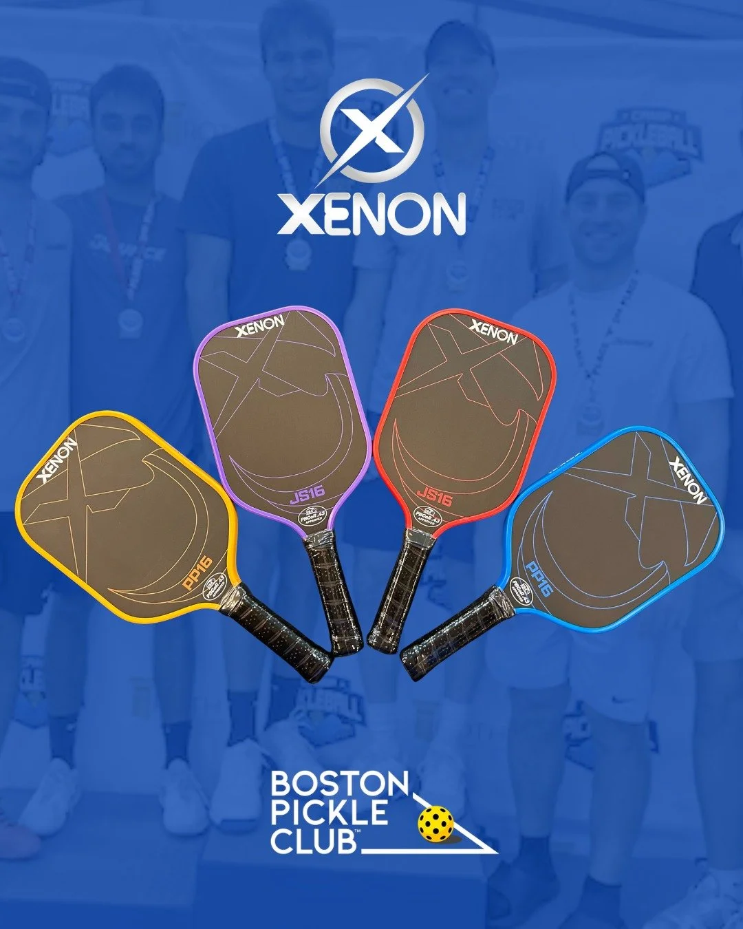 We&rsquo;re excited to announce a new partnership with Xenon, a leading manufacturer of high-performance paddles and shoes across pickleball, platform tennis, and padel.

The &ldquo;JS&rdquo; paddle model is a nod to our very own Johan and Stephen! X
