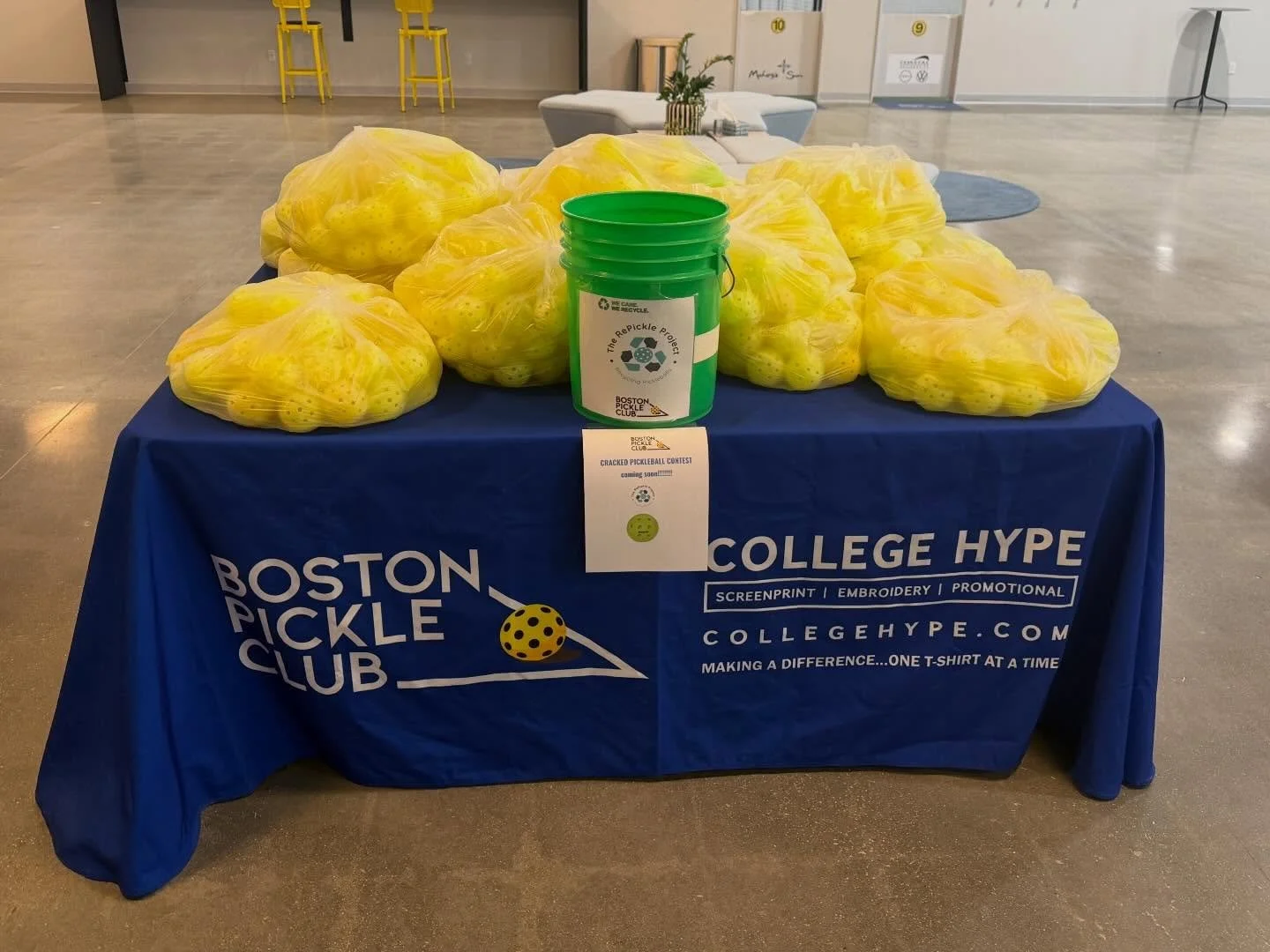 We&rsquo;re having a little fun at the club and inviting you to join in!

Stop by our Club Lounge in Norwell - you can&rsquo;t miss the table with the cracked pickleballs. 

Your challenge is simple: 
Guess how many cracked pickleballs are on the tab