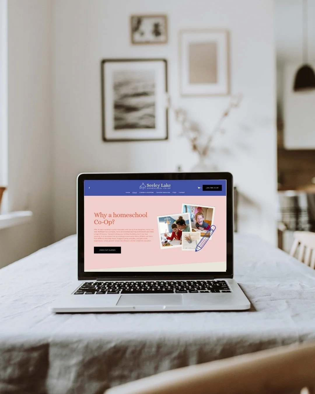 ✨Just sharing this project again because I truly love helping the communities and places that are near and dear to my heart.

The Seeley Lake Homeschool Co-op website is one of those projects. I created a clean, simple brand look, designed a logo, an