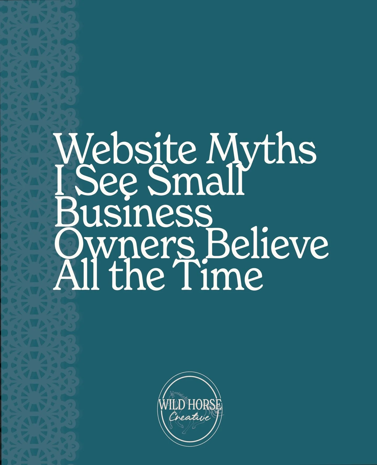Website myths I see small business owners believe all the time&hellip; maybe you made this post? 👀

Let&rsquo;s lovingly call a few of these out:

Myth 1: &ldquo;I&rsquo;m a small business. My website doesn&rsquo;t really matter.&rdquo;
Actually&hel
