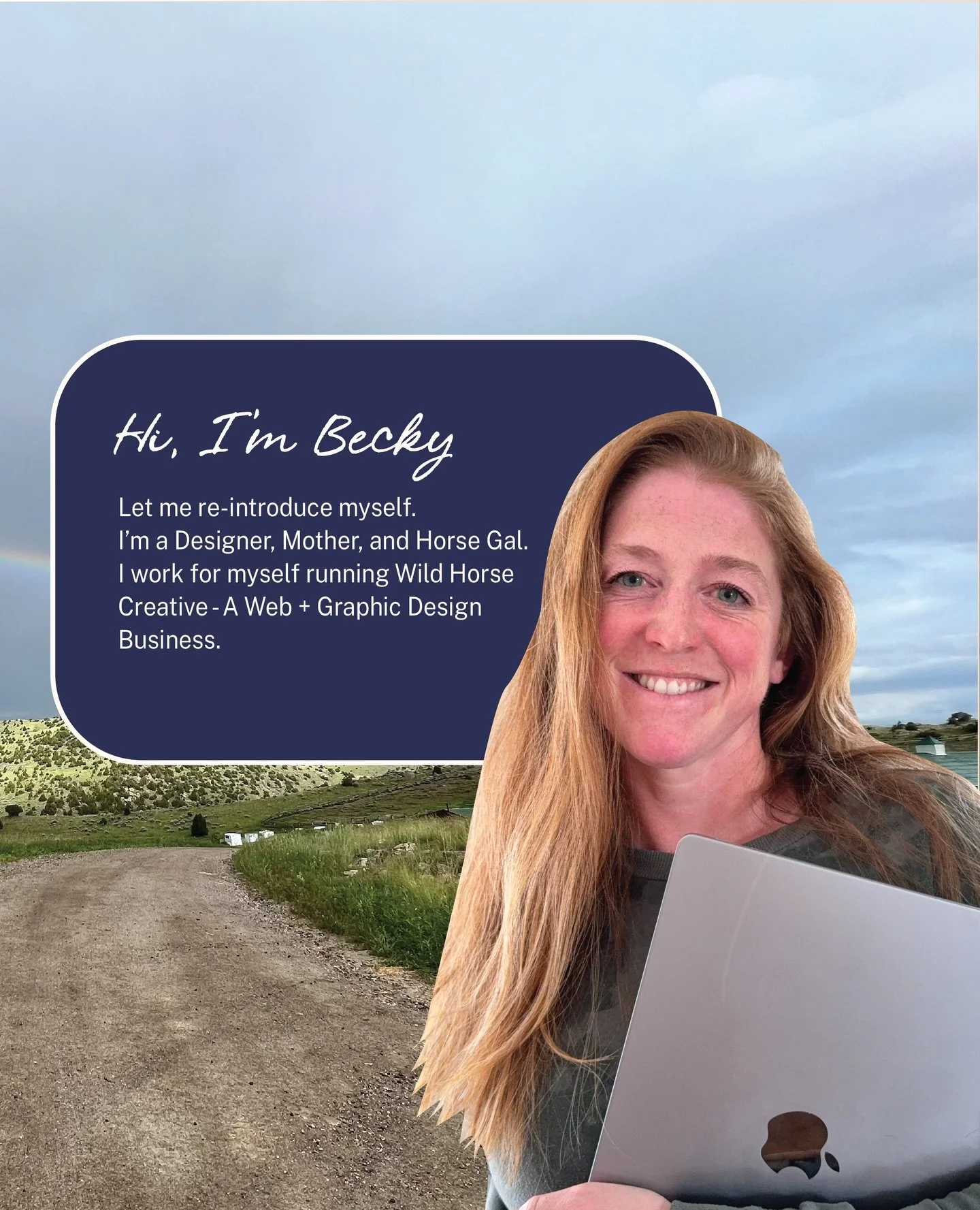Hiiiii everyone 👋 

I&rsquo;ve been on a bit of a hiatus lately, and there are A LOT of new people around here, so I figured it was time to re-introduce myself. 

If you don&rsquo;t already know, I&rsquo;m Becky, one woman show of Wild Horse Creativ