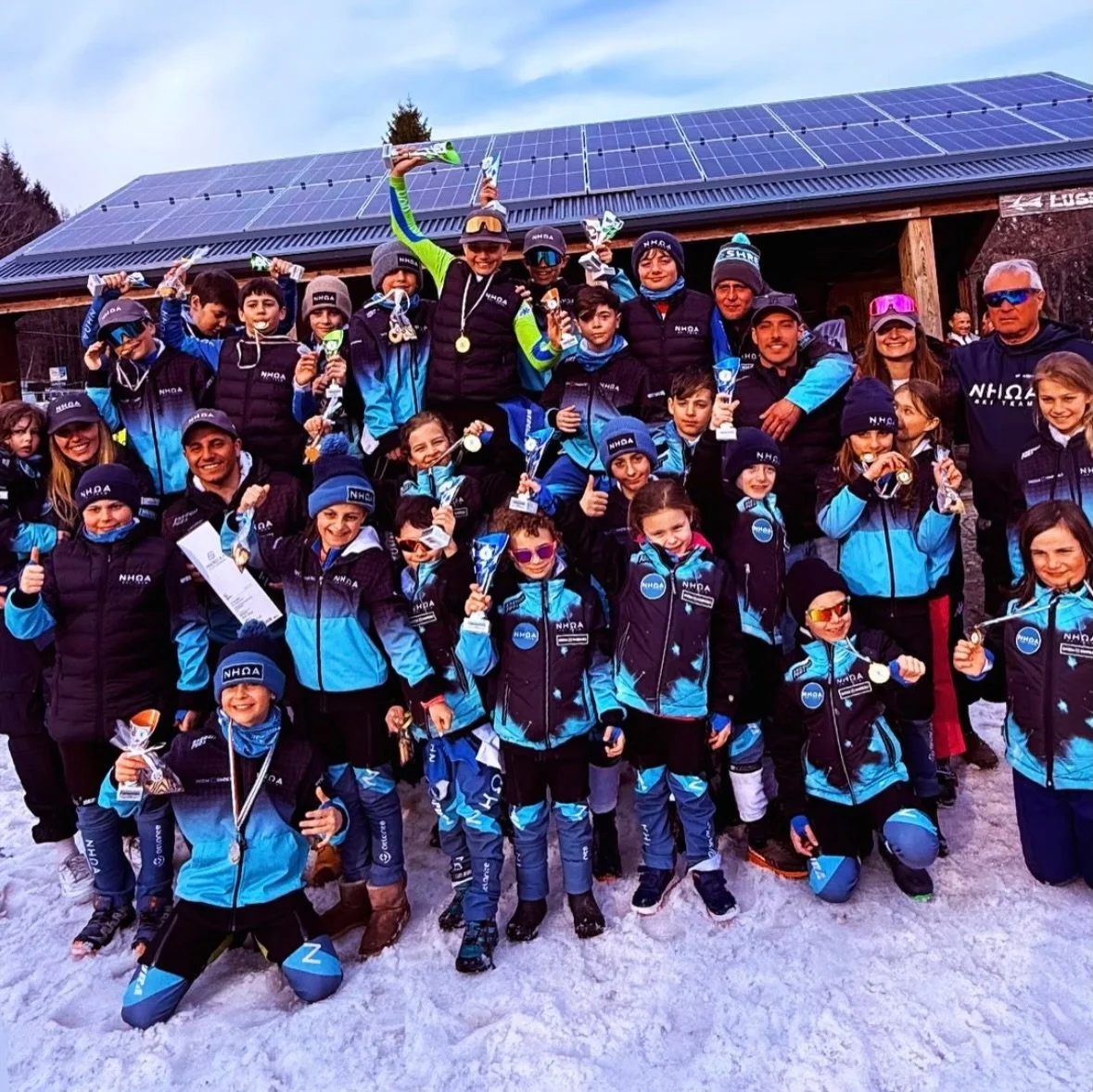 Si chiude per i Pulcini del NHOA Ski Team in Piemonte la stagione di gare di circuito con grandi soddisfazioni e tanto divertimento 🎯⛷️. 
Finisce in realt&agrave; come era iniziata, 3 gare di Flipper nella stessa giornata e bottino di medaglie per 