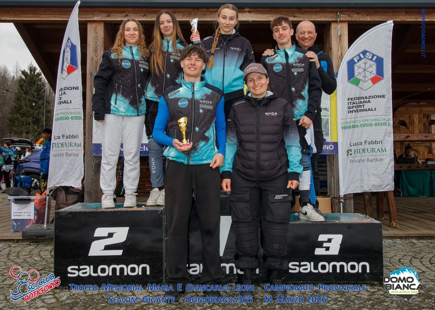 Campionato Provinciale GS &ndash; Domobianca ⛷️❄️

Buona prova ieri per gli atleti del NHOA Ski Team Piemonte, in una gara solida e affrontata con il giusto atteggiamento.

Risultati:
🥈 Martina Pavan &ndash; 2&ordf; classificata Ragazzi F
&bull; Noe