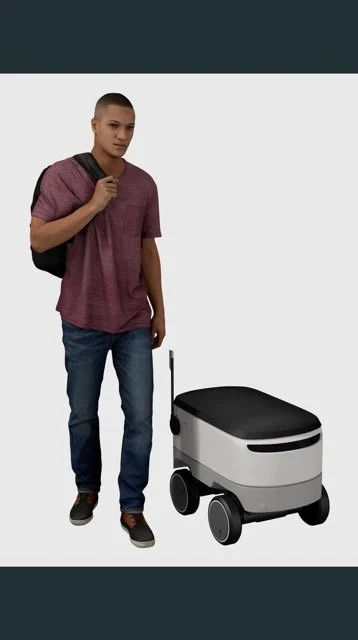 Custom presentation caddy created to showcase emerging technology concepts