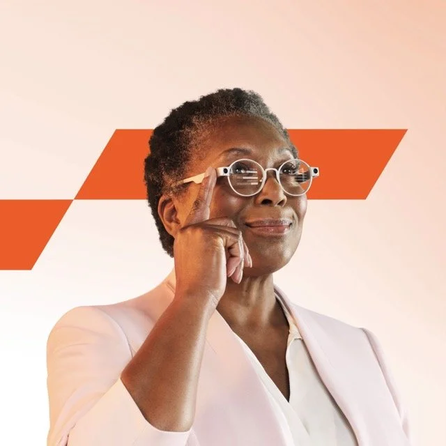 Oversized glasses model fabricated for PWC innovation showcase