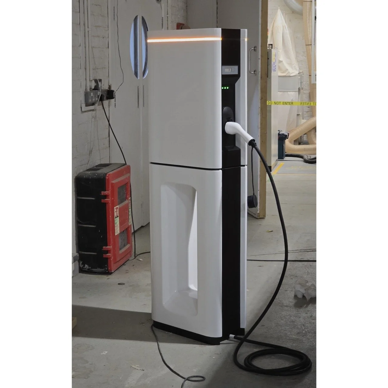 Full-scale EV charging station model fabricated for PWC future mobility showcase