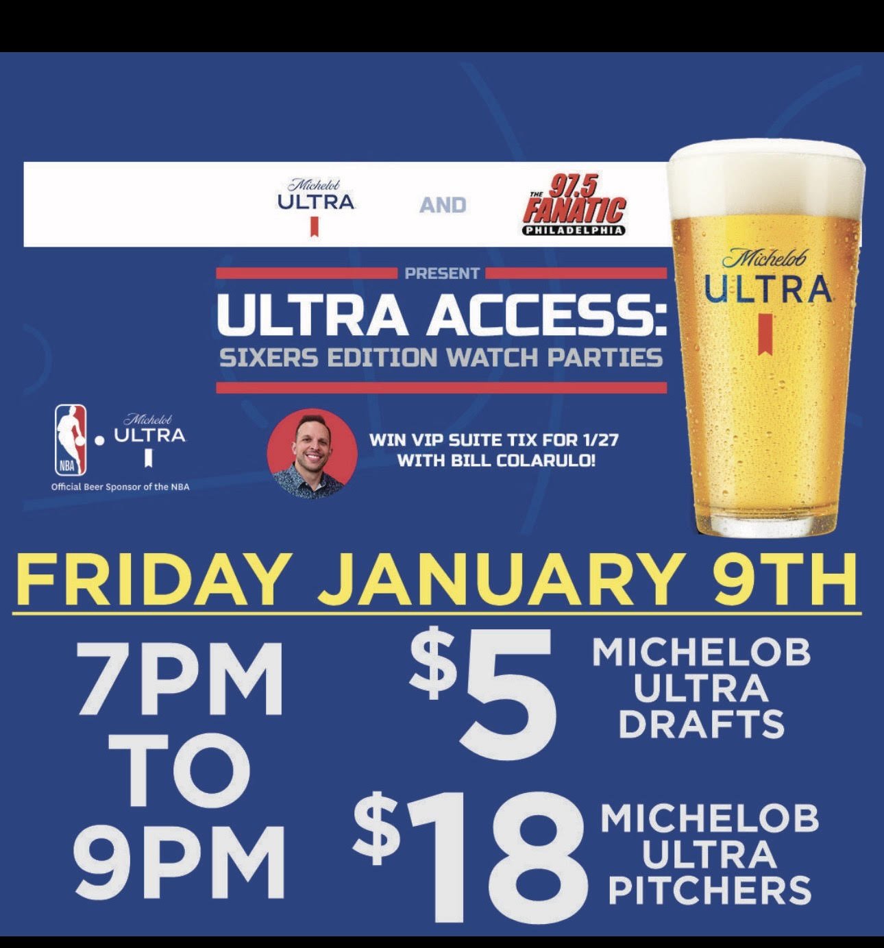 Ultra Access: Sixers Watch Party