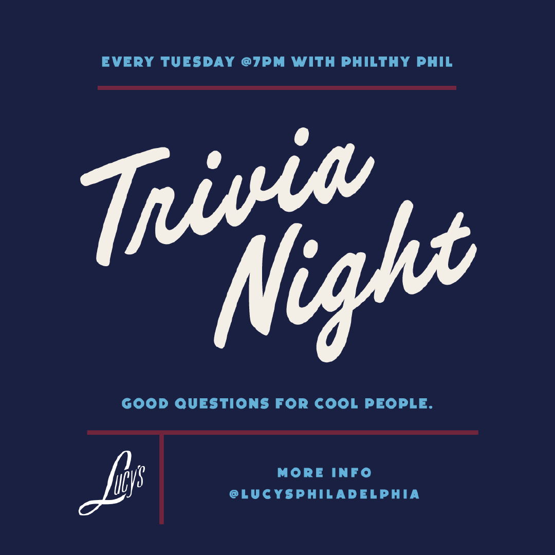 Trivia with Philthy Phil (7PM- 10PM) 