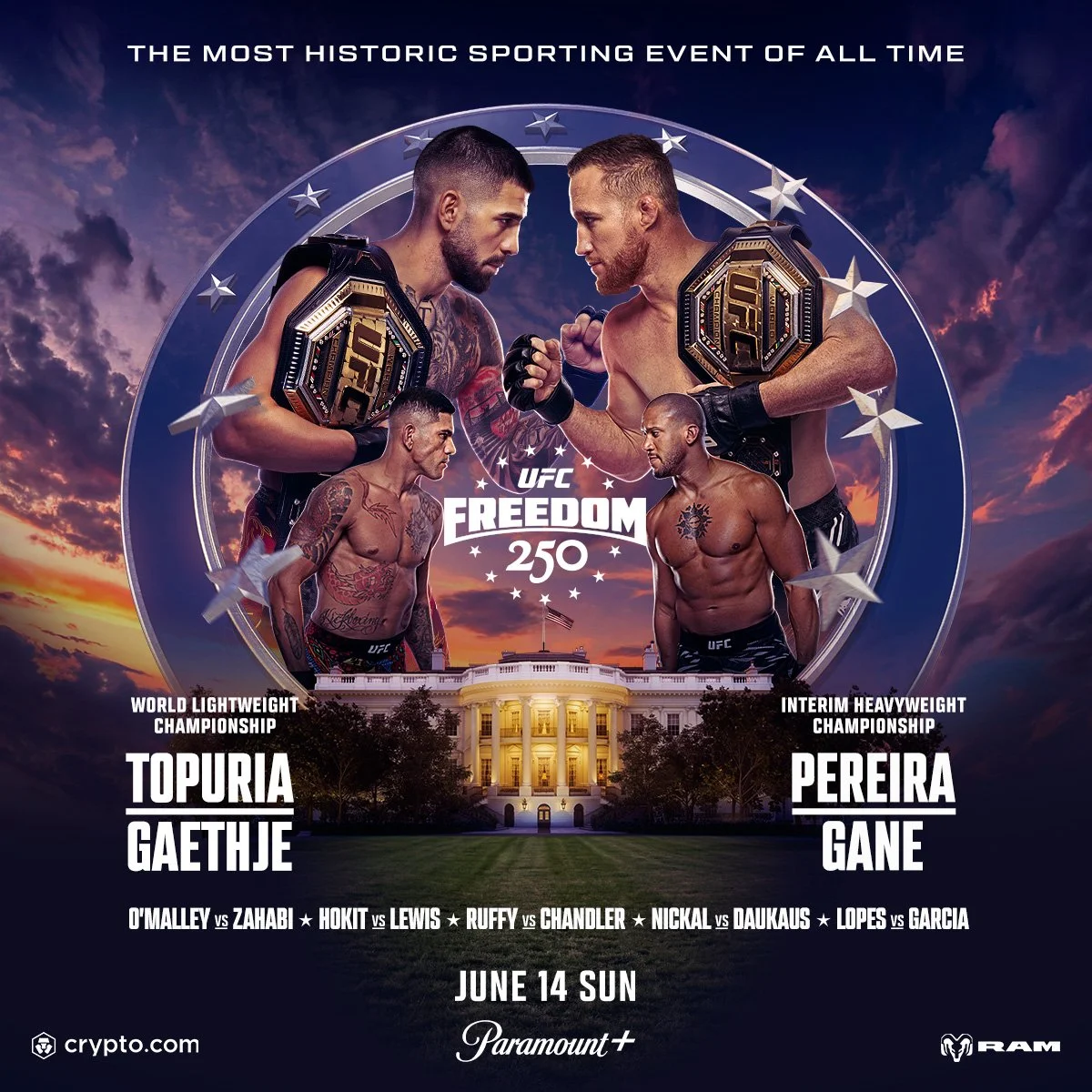 UFC Freedom 250 (10PM - 2AM)