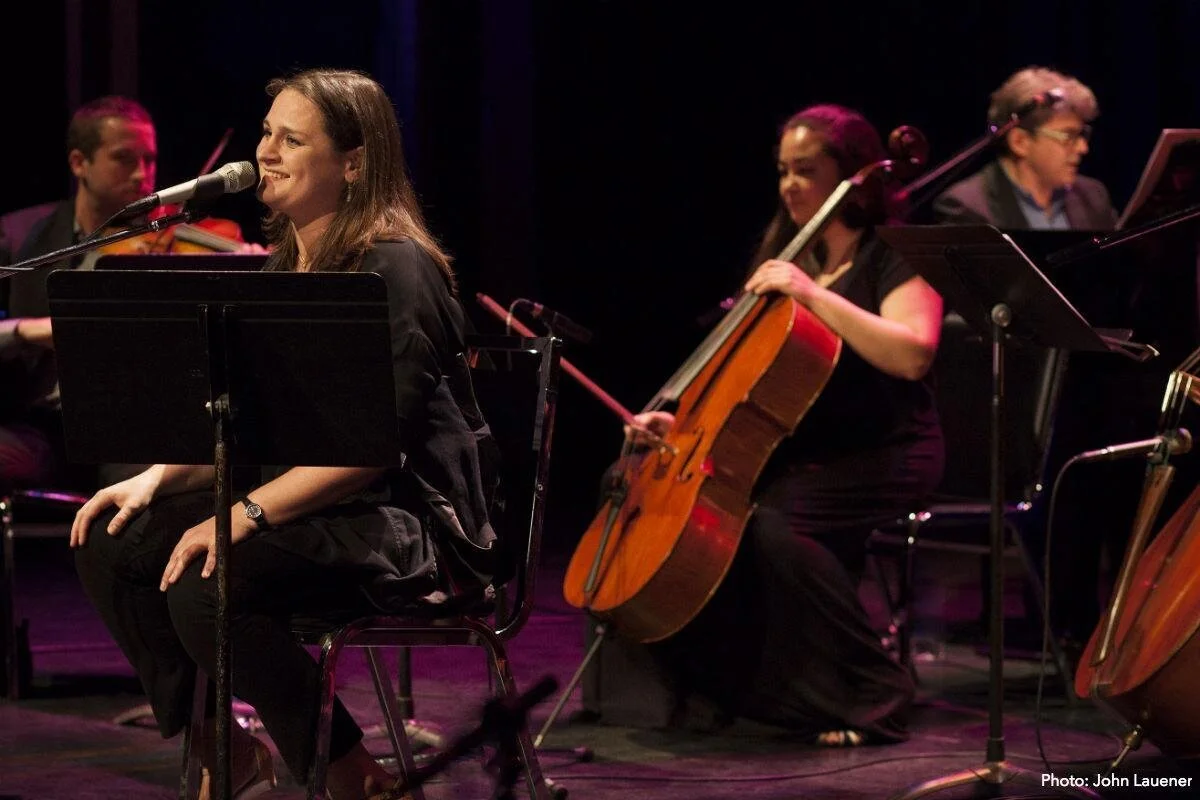  From left to right: Benjamin Bowman, Madeleine Peyroux, Rachel Mercer, Andrew Burashko. Photo by John Lauener 