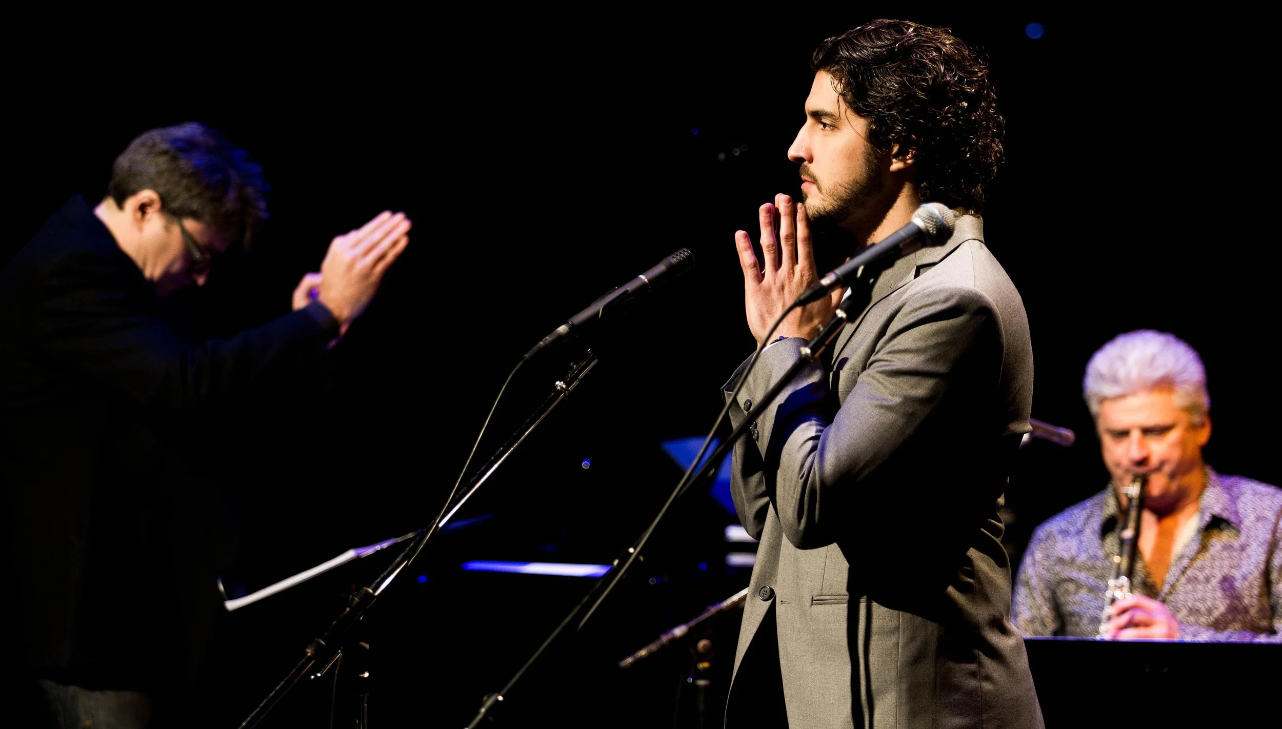  From left to right: Andrew Burashko, Michael Ciufo, John Johnson Photo by John Lauener 