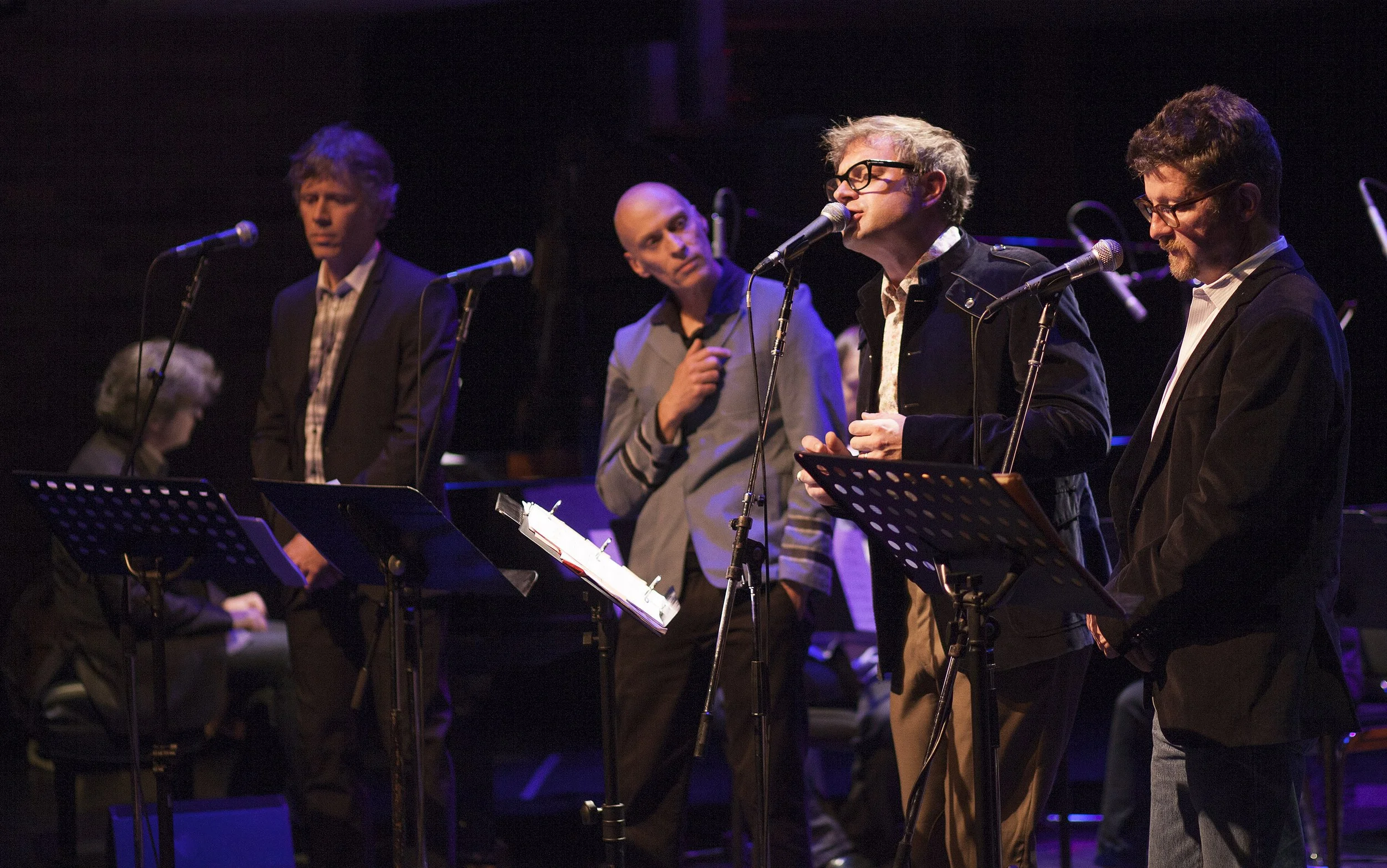  From left to right: Andrew Bursahko, Craig Northey, John Mann, Steven Page, Andy Maize Photo by John Lauener 