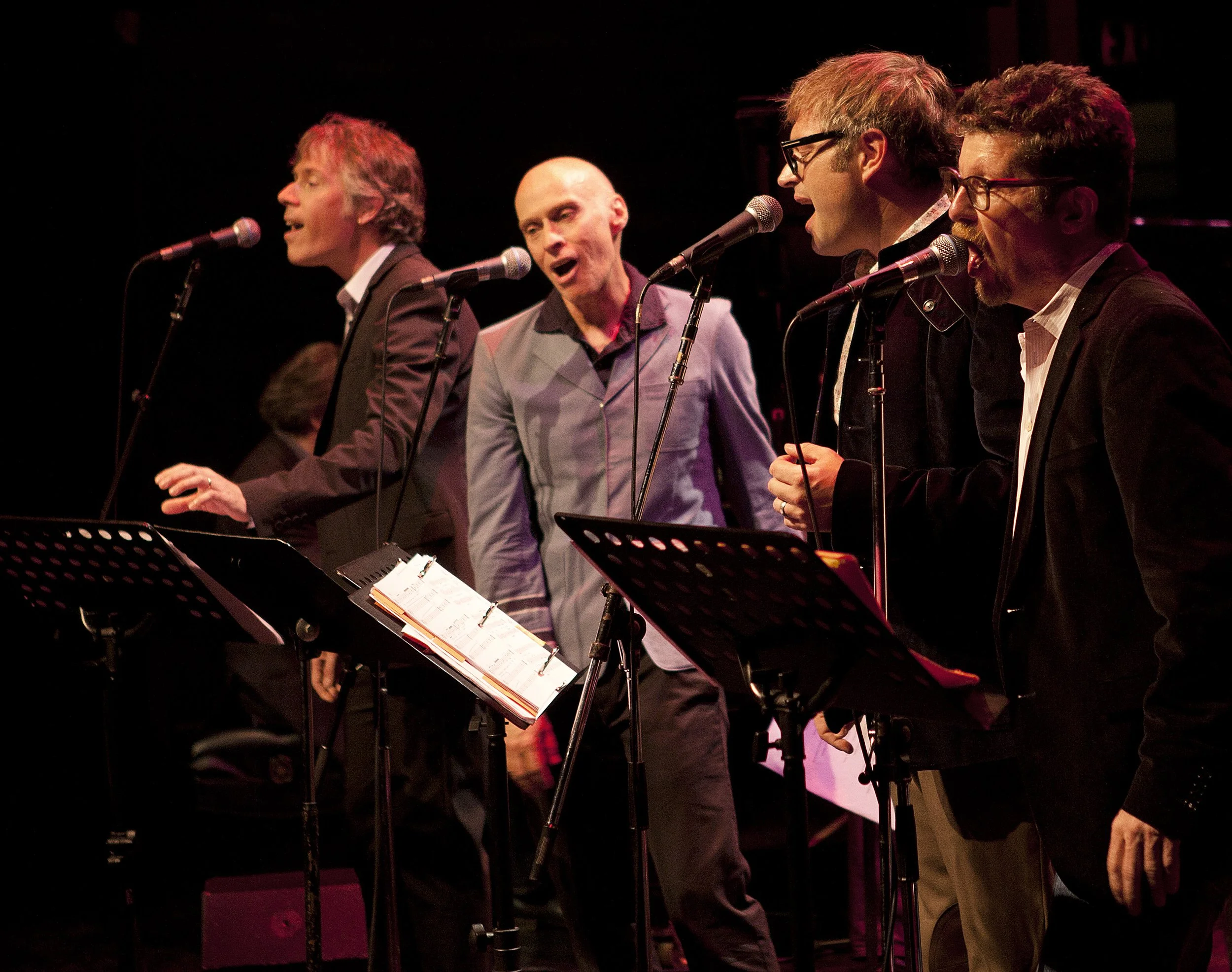  From left to right: Craig Northey, John Mann, Steven Page, Andy Maize Photo by John Lauener 
