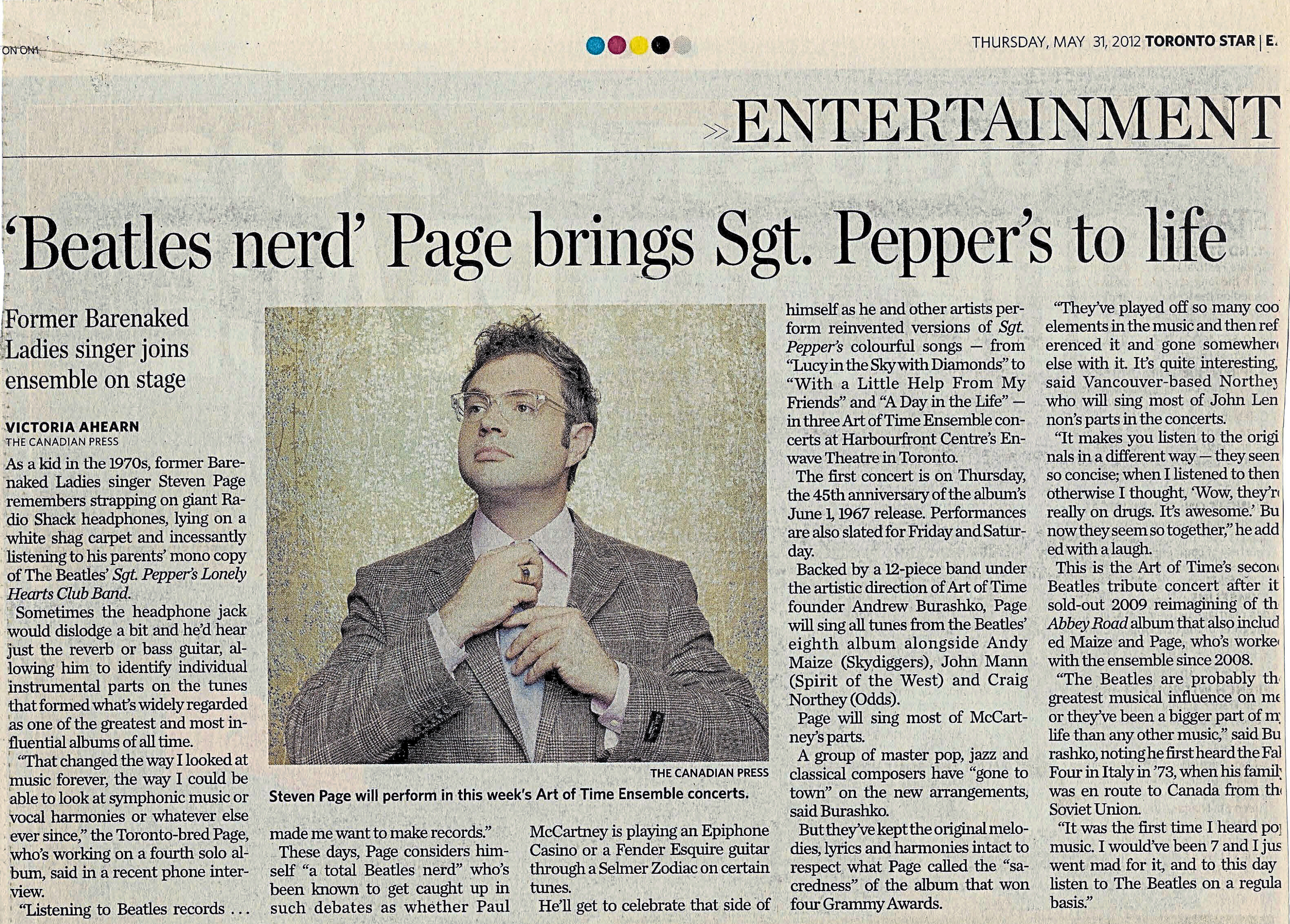 Toronto Star, May 31, 2012