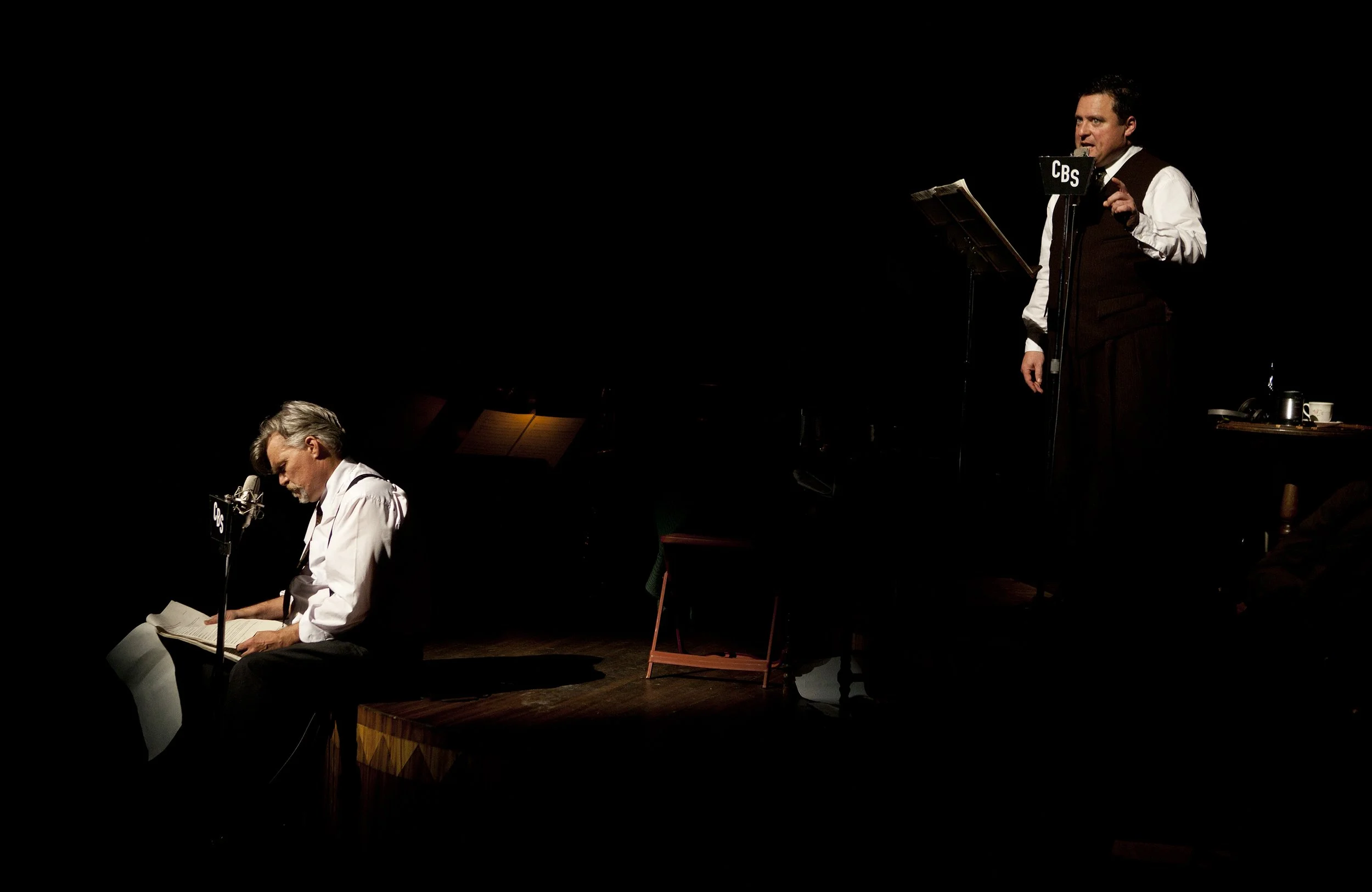  From left to right: Nicholas Campbell, Sean Cullen Photo by John Lauener 
