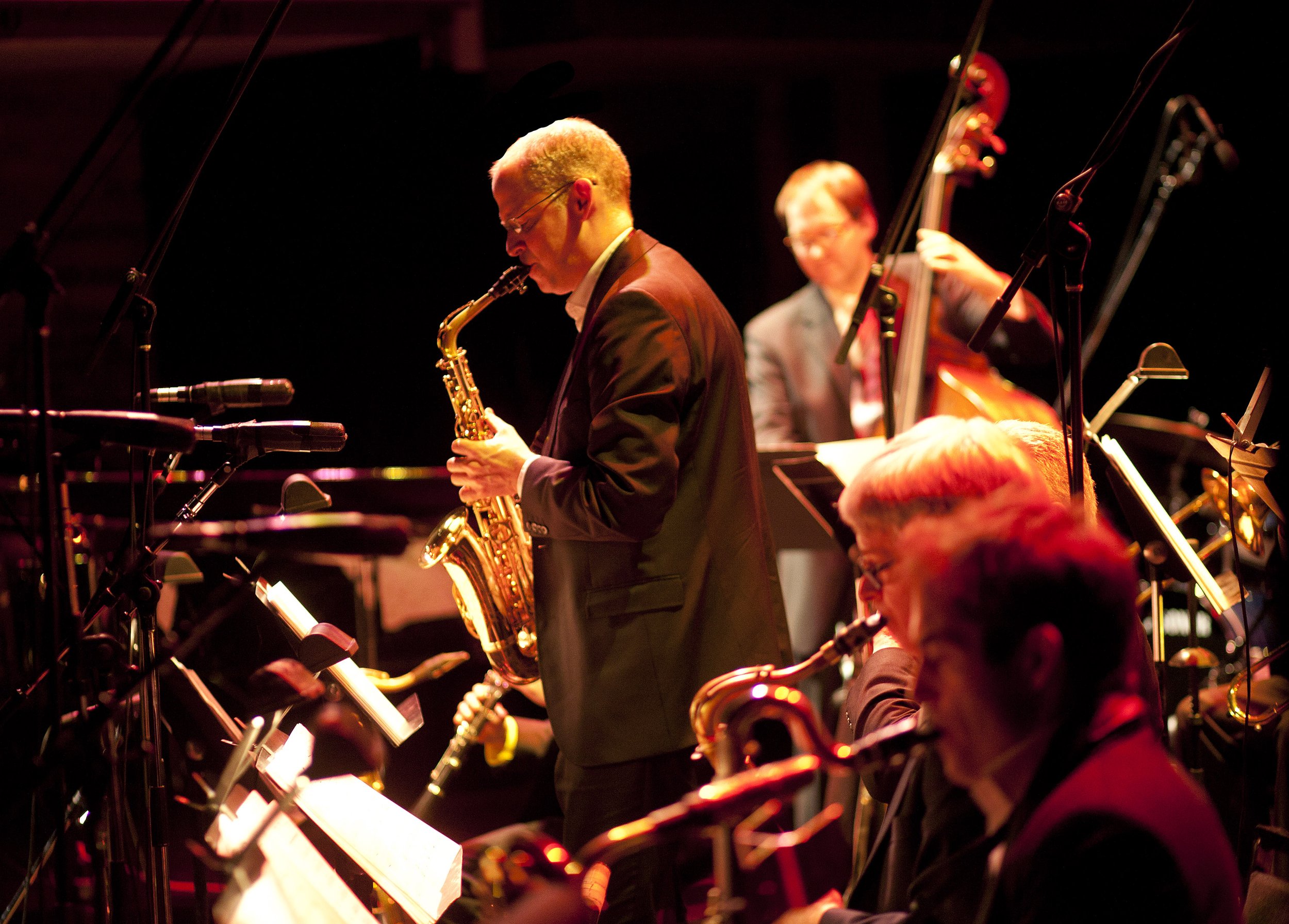  From left to right: Andy Ballantyne, Andrew Downing, Mike Murley, Perry White Photo by John Lauener 