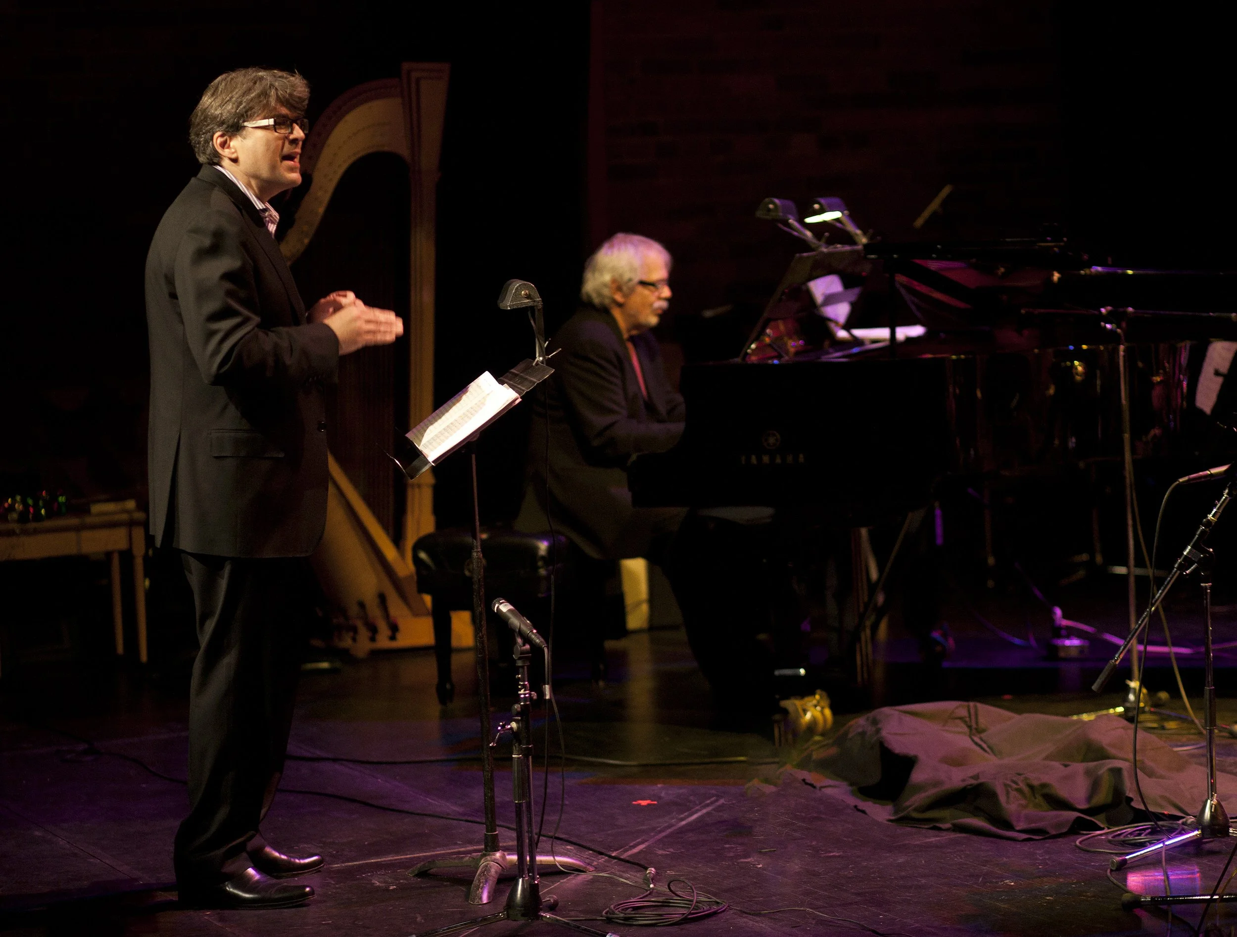  From left to right: Andrew Burashko, Tom Szczesniak Photo by John Lauener 