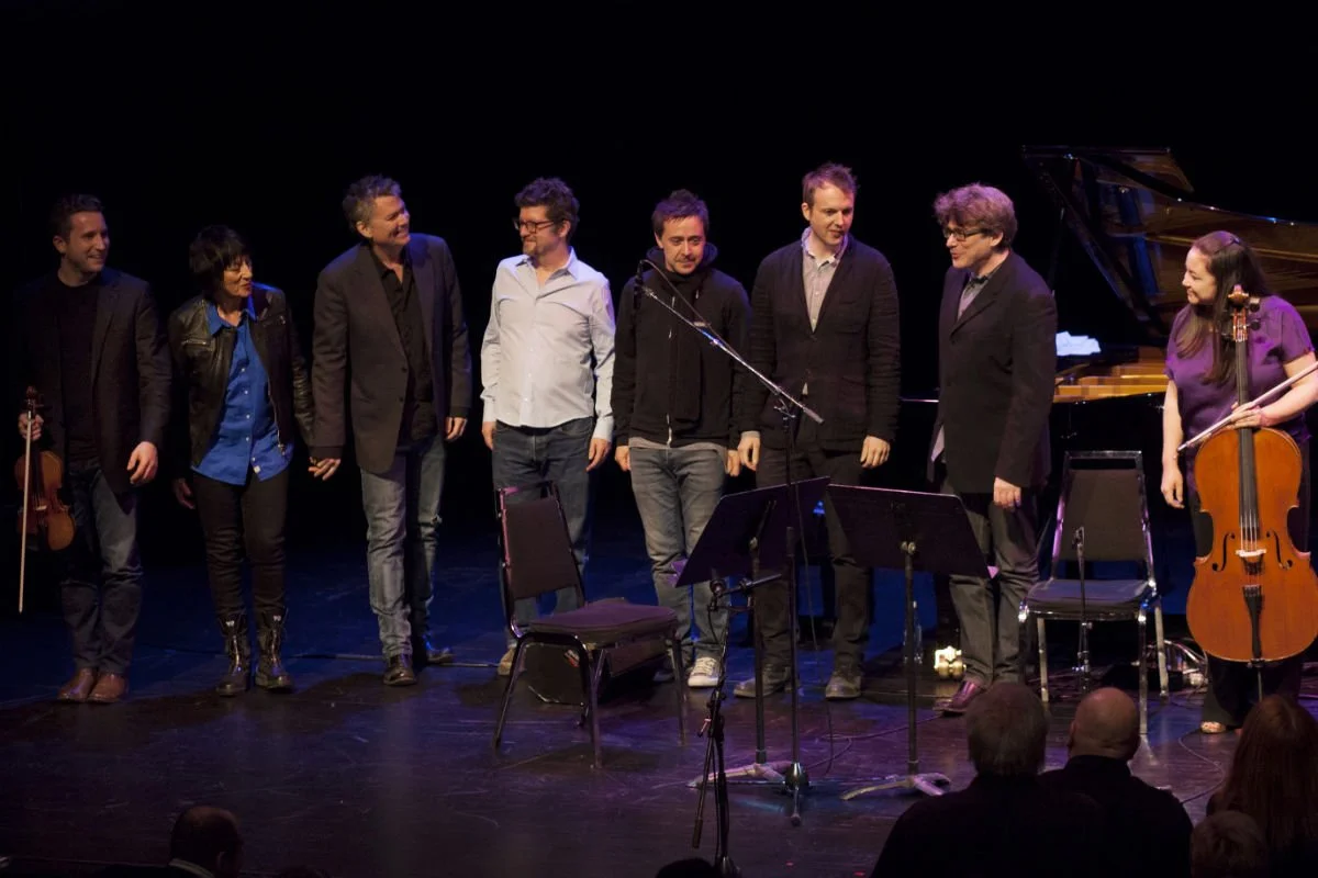  From left to right: Benjamin Bowman, Carole Pope, Gregory Hoskins, Andy Maize, Danny Michel, John Southworth, Andrew Burashko, Rachel Mercer Photo by John Lauener 