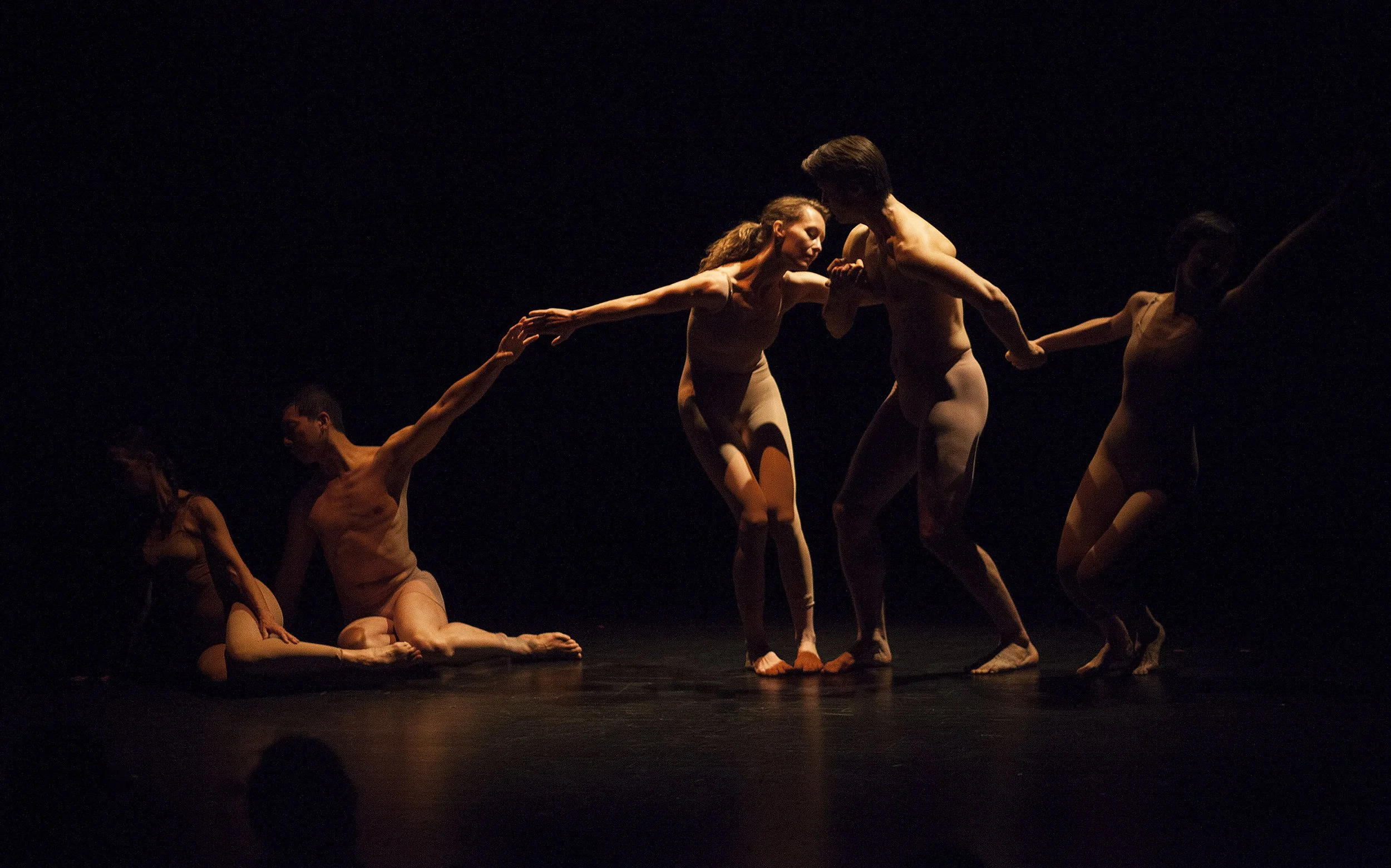  From left to right: Suzette Sherman, Anh Nguyen, Danielle Baskerville, Michael English, Bee Pallomina Photo by John Lauener 