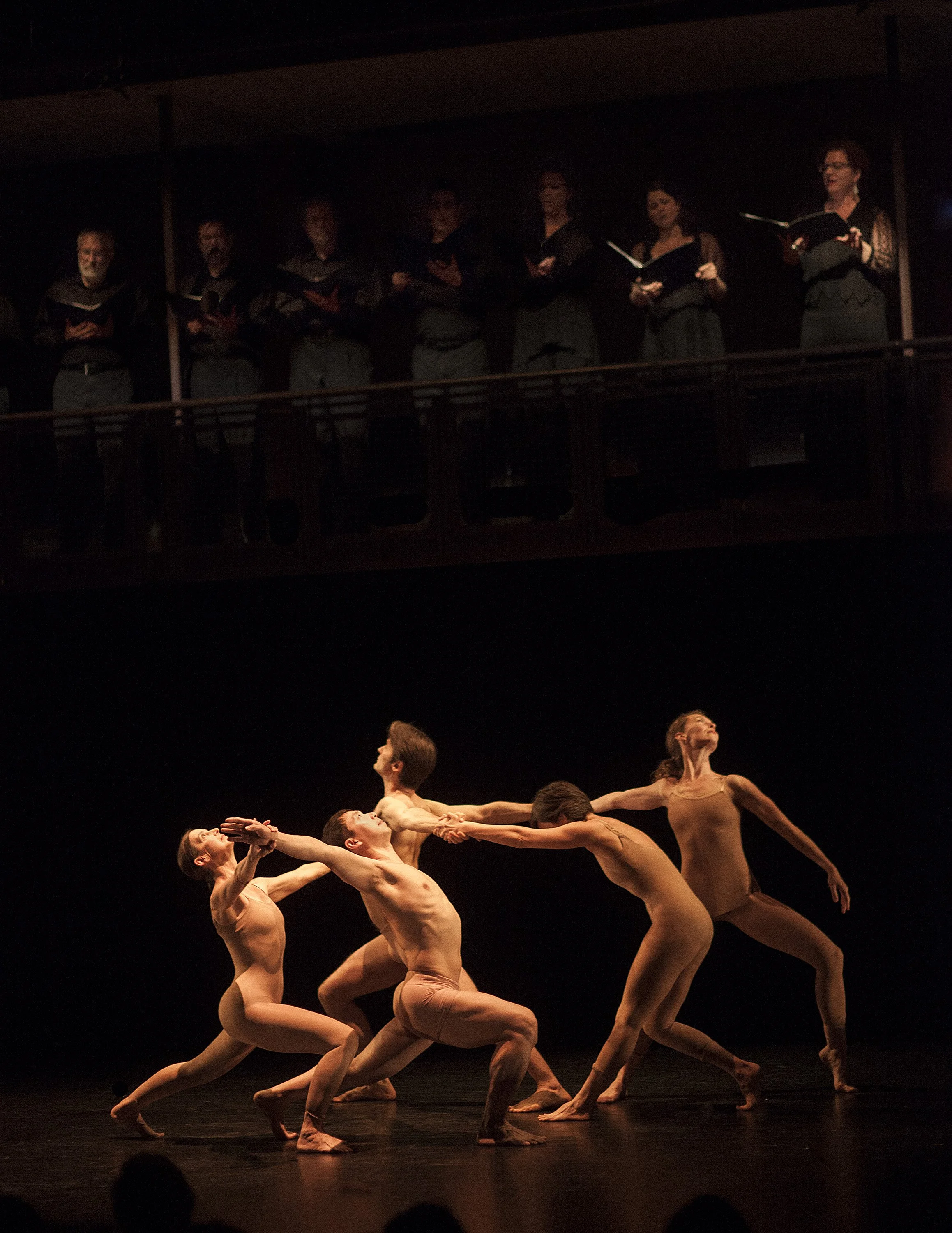  From left to right: Suzette Sherman, Anh Nguyen, Michael English, Bee Pallomina, Danielle Baskerville Photo by John Lauener 