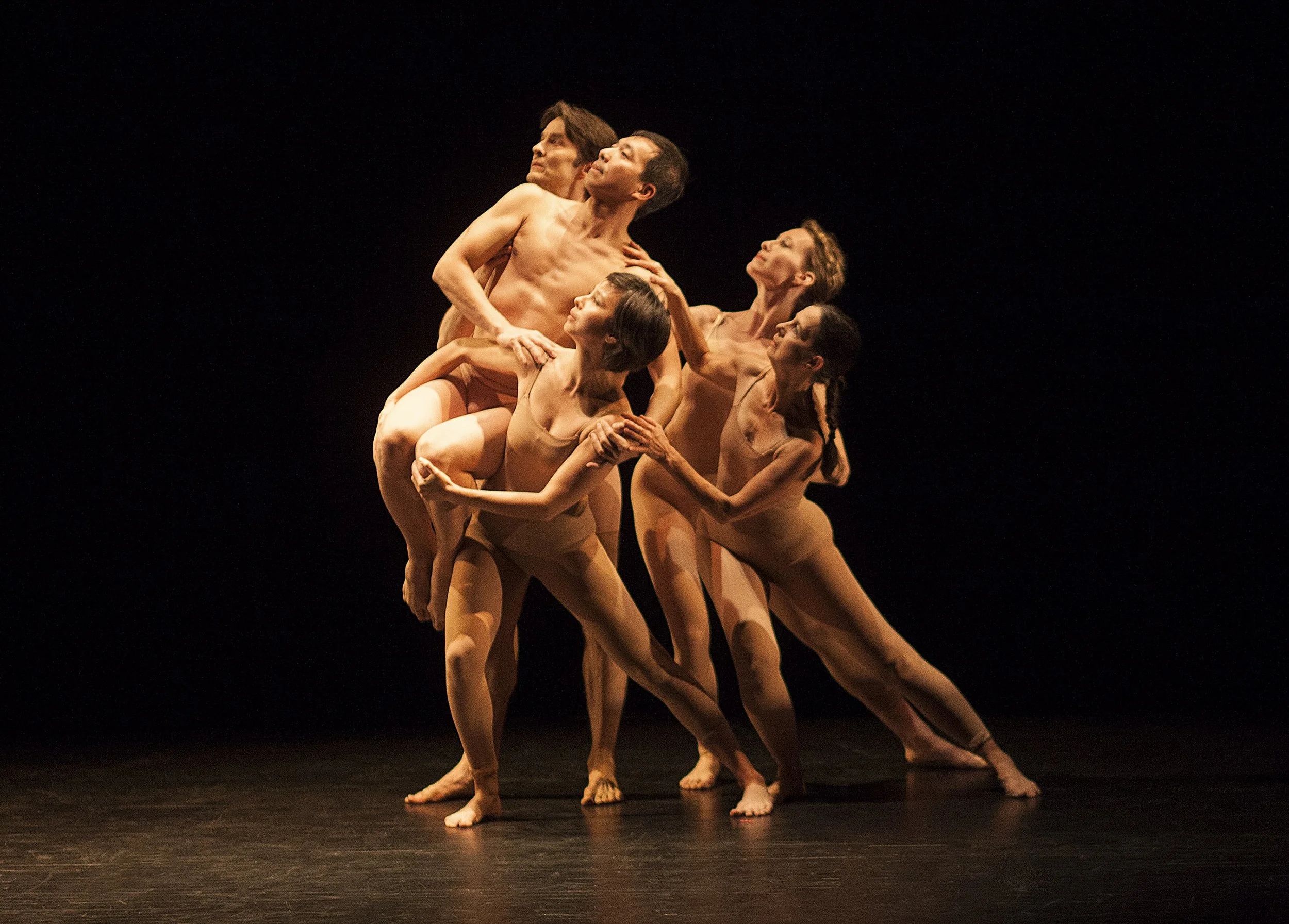  From left to right: Michael English, Anh Nguyen, Bee Pallomina, Danielle Baskerville, Suzette Sherman Photo by John Lauener 