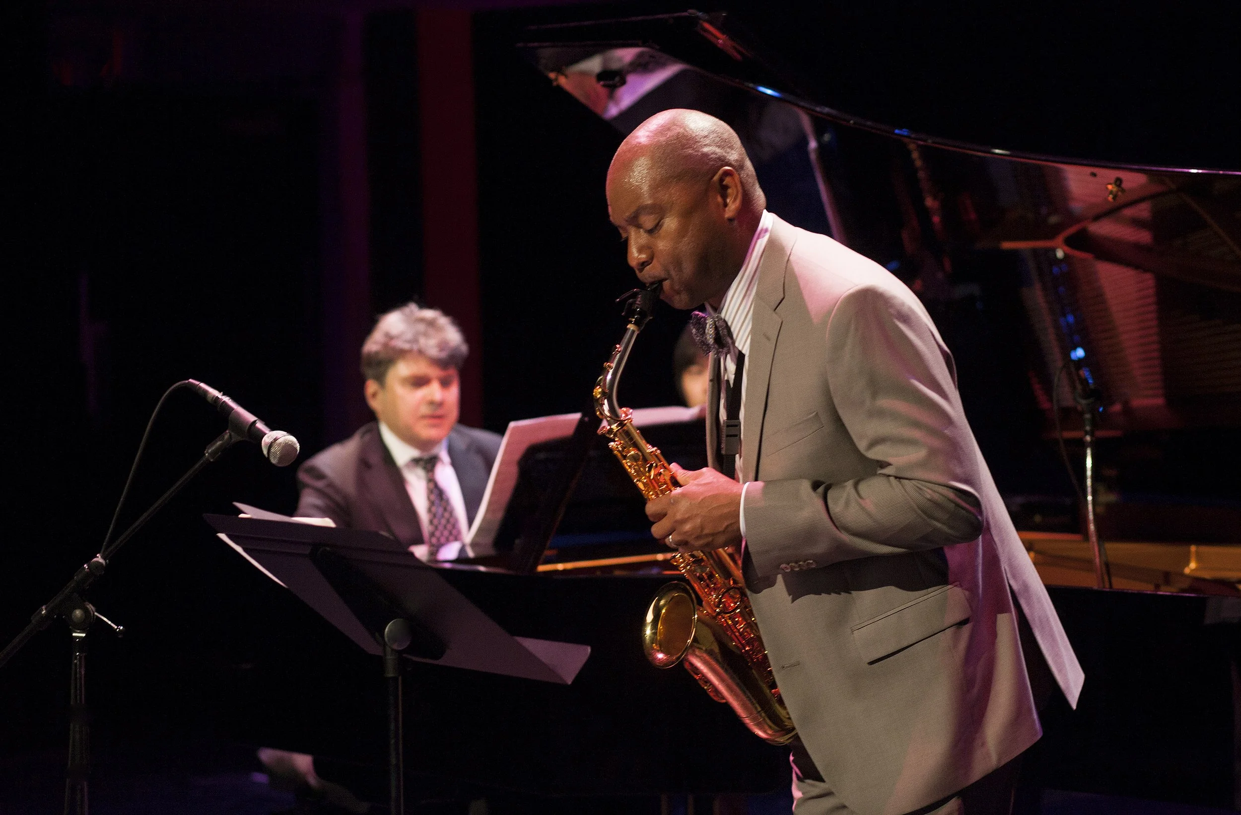  From left to right: Andrew Burashko, Branford Marsalis Photo by John Lauener 