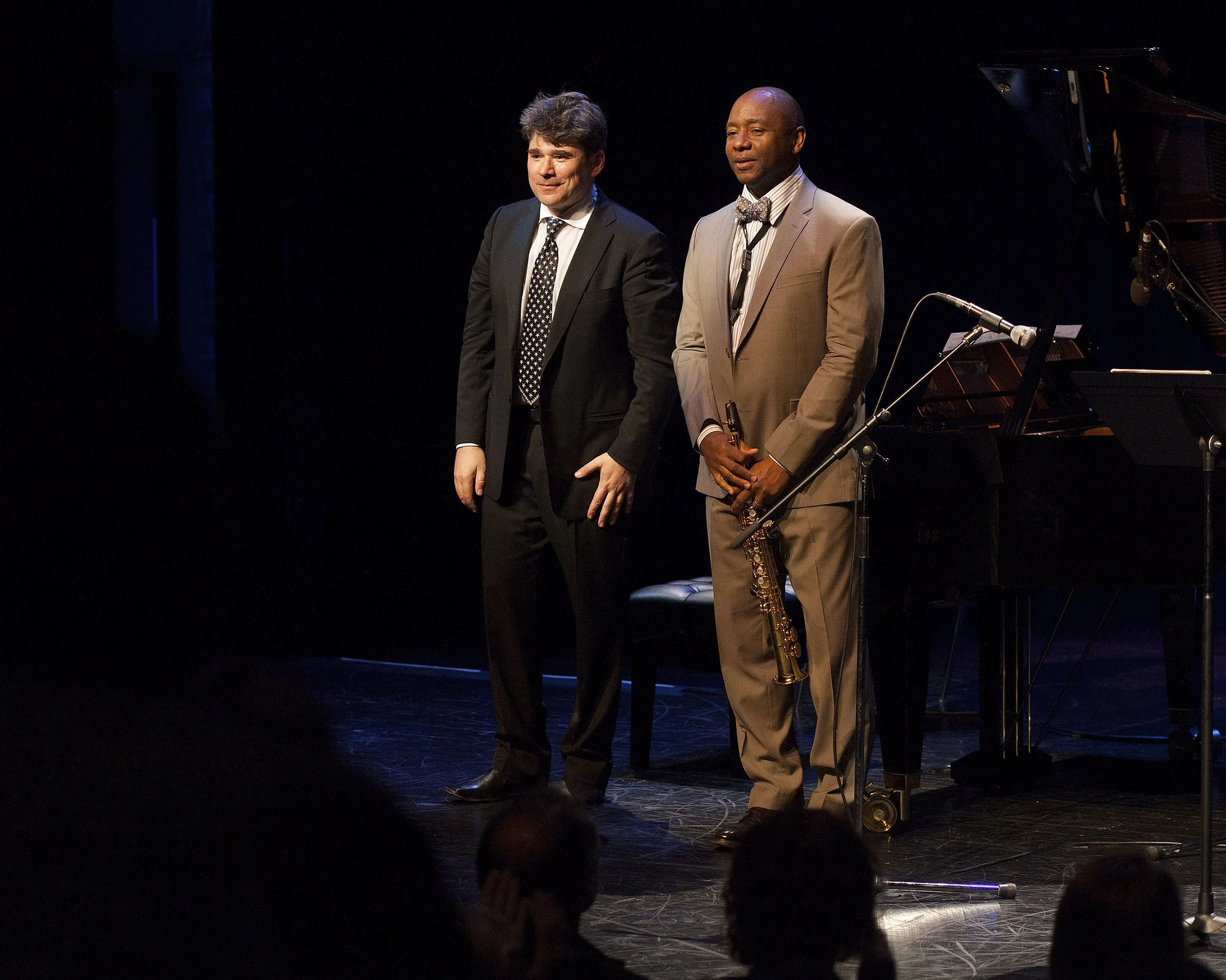  From left to right: Andrew Burashko, Branford Marsalis Photo by John Lauener 