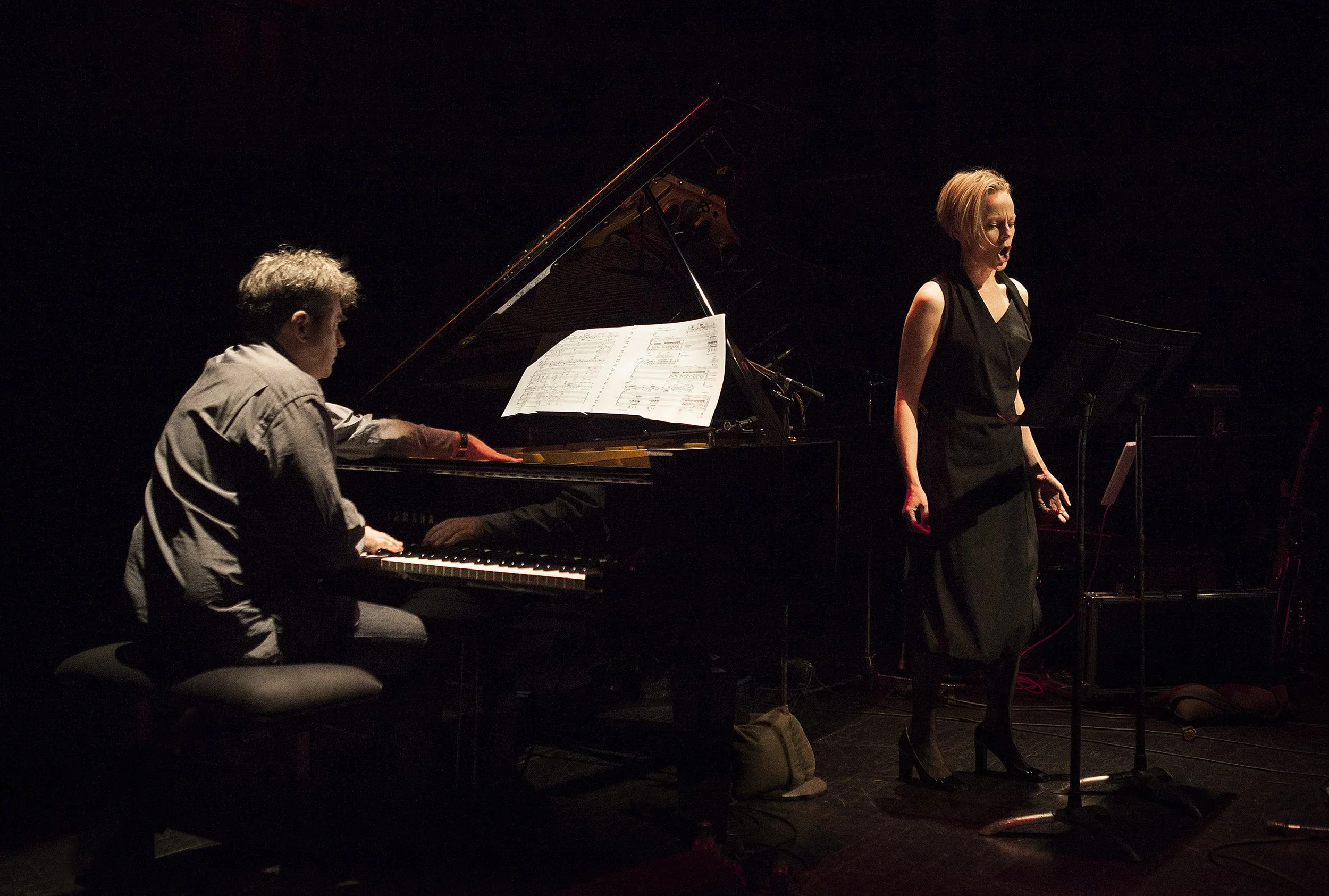  From left to right: Andrew Burashko, Carla Huhtanen Photo by John Lauener 